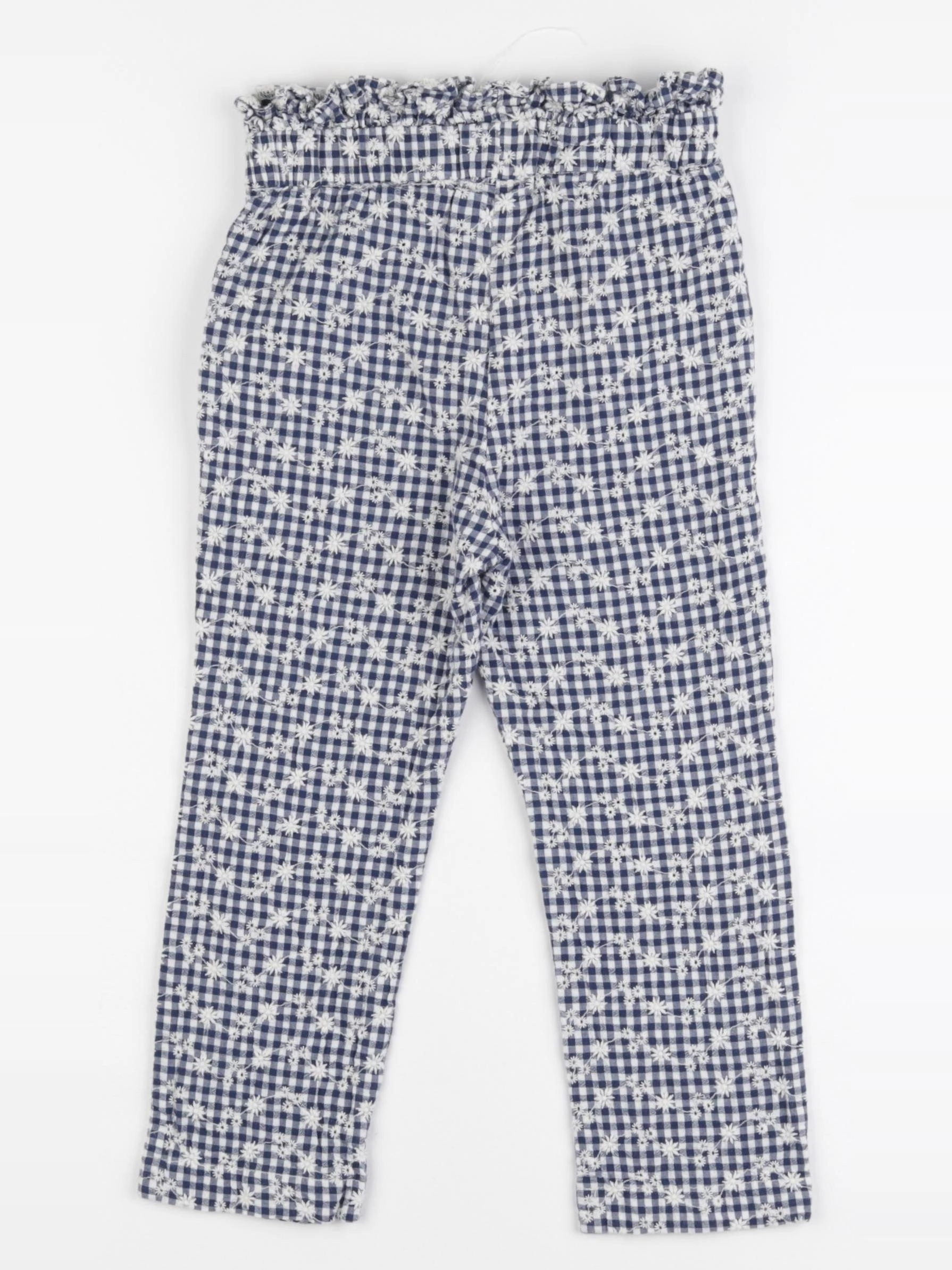 Frangin Frangine - pantalon bleu, blanc - 6 ans