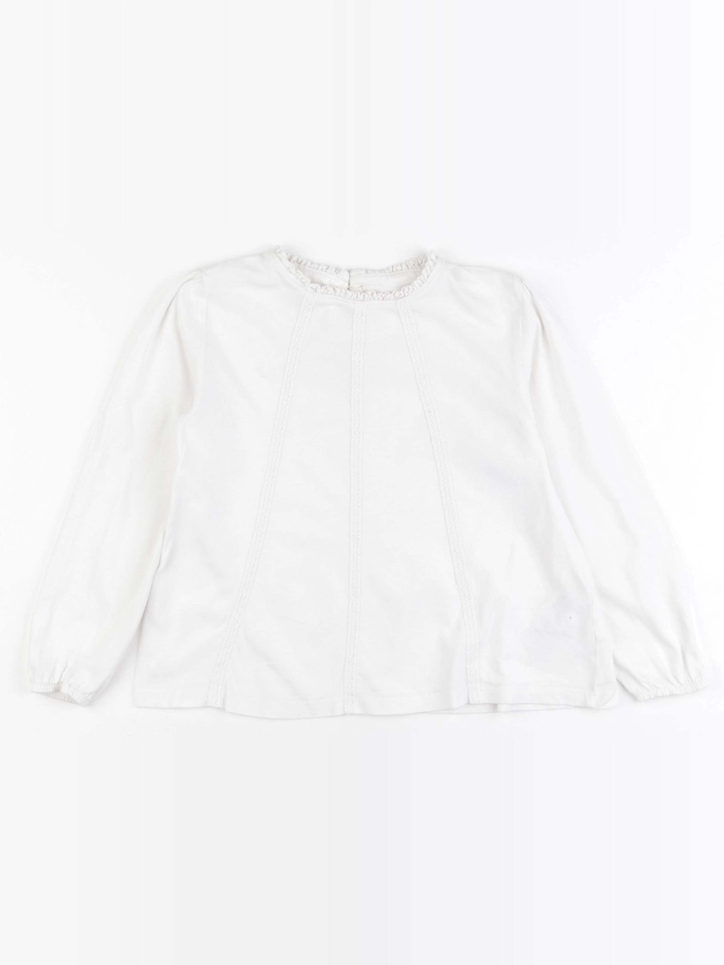 Vertbaudet - tee-shirt blanc - 6 ans