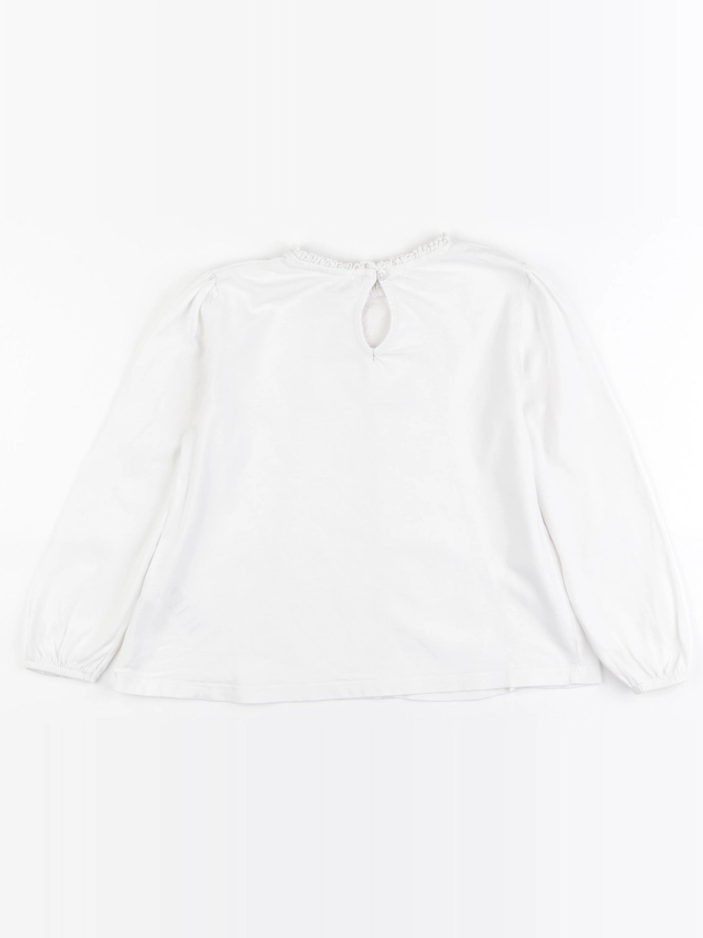 Vertbaudet - tee-shirt blanc - 6 ans