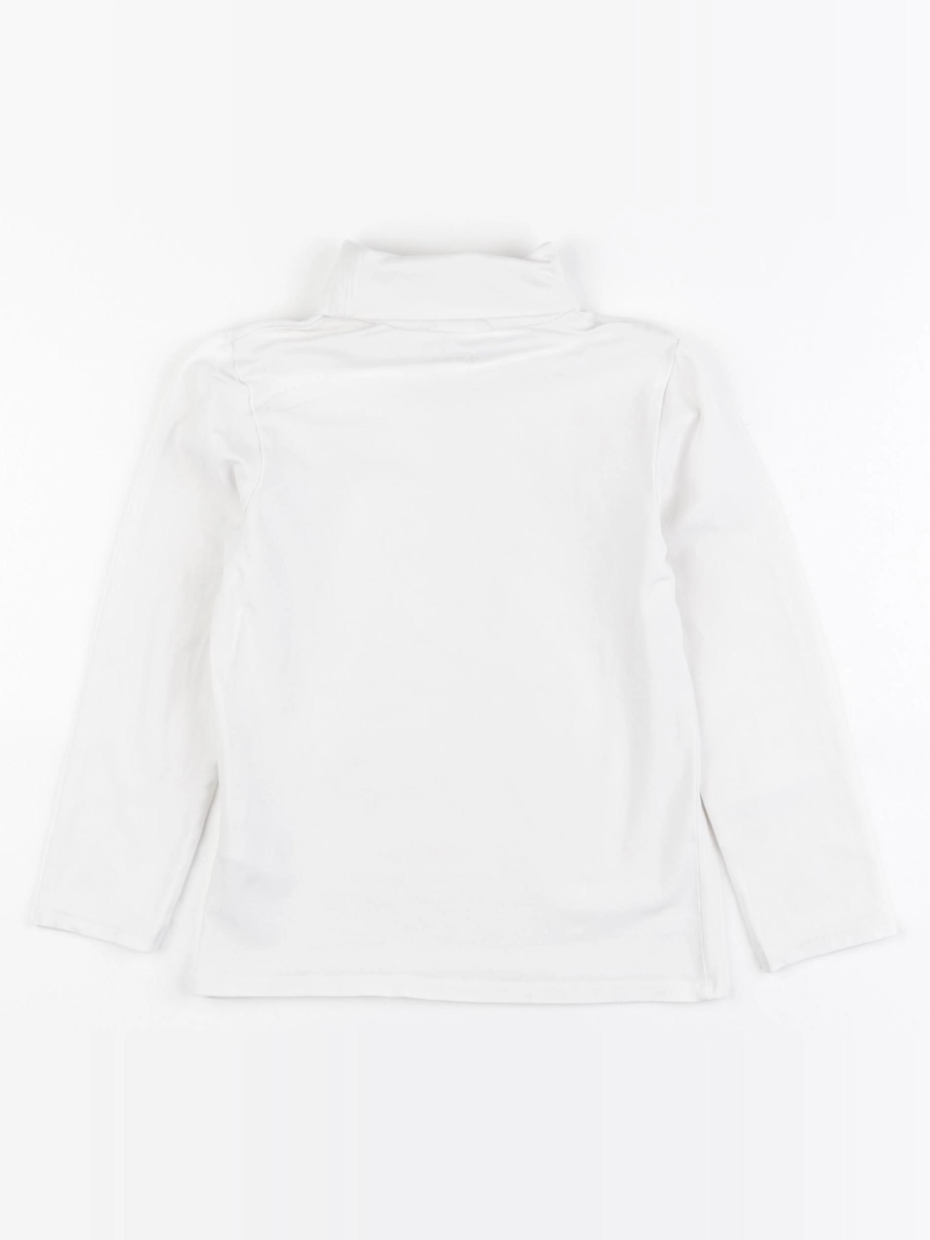 Vertbaudet - sous-pull blanc - 6 ans
