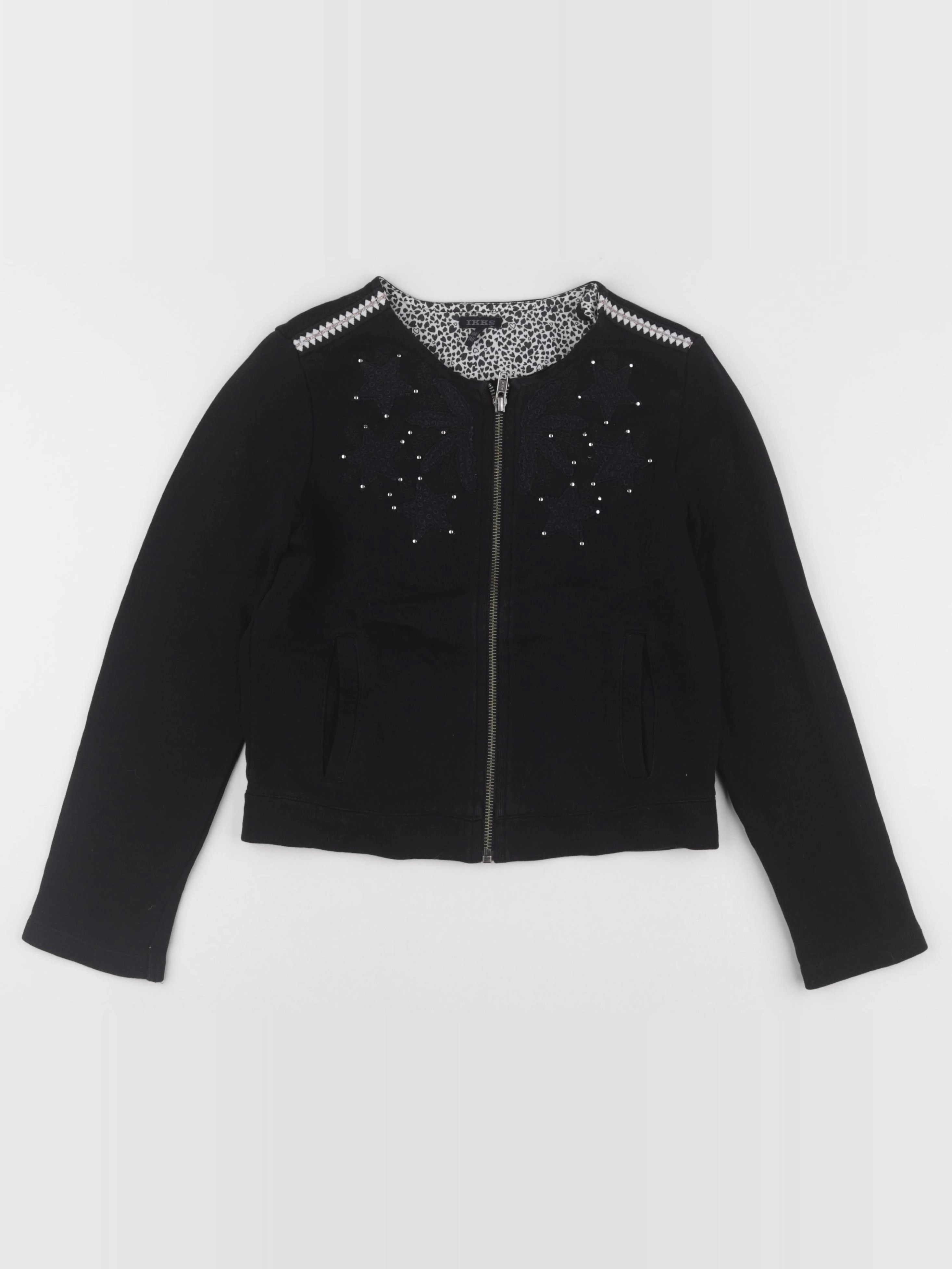 IKKS - gilet noir - 10 ans