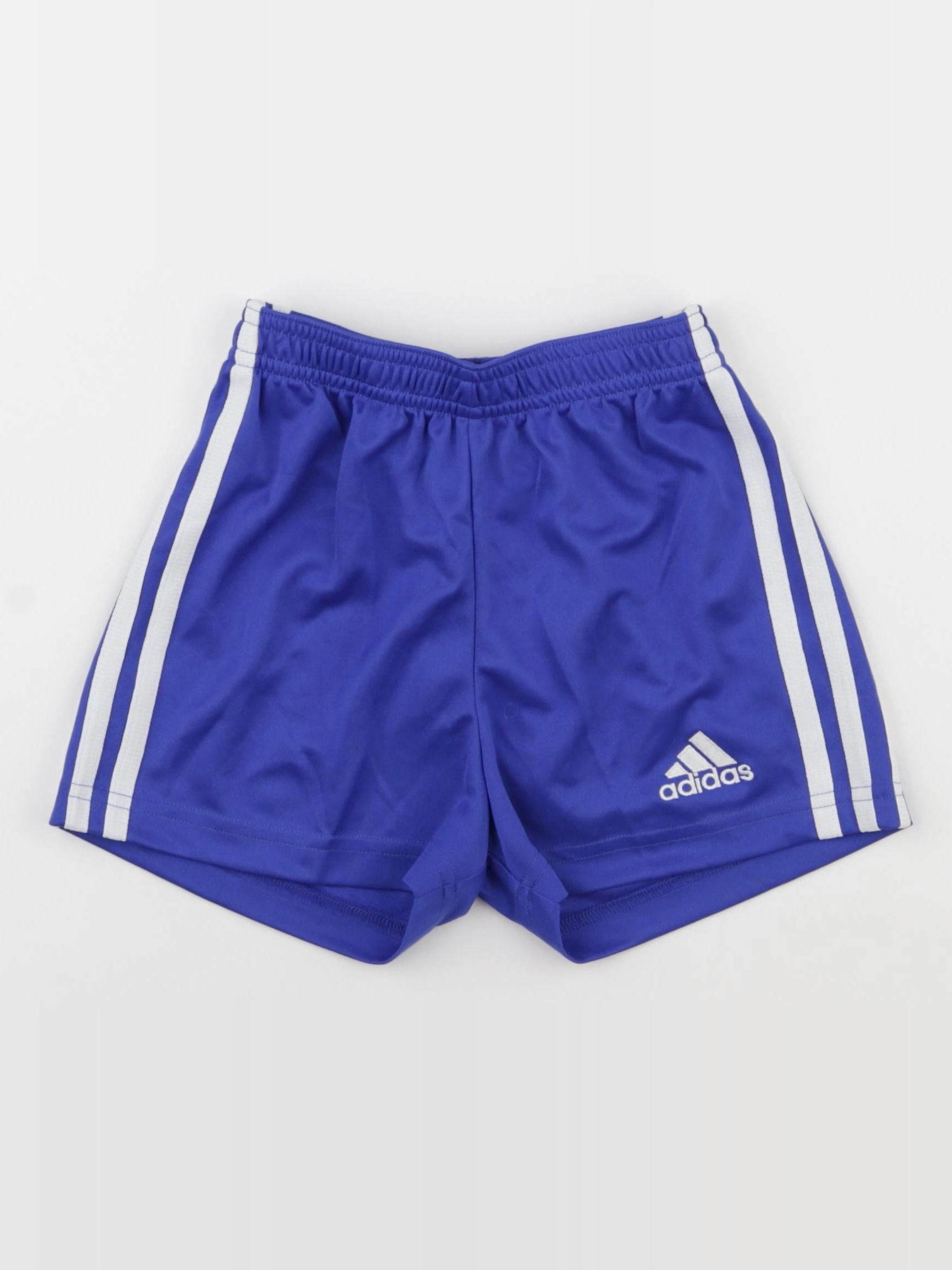 Adidas - short bleu, blanc - 5 ans