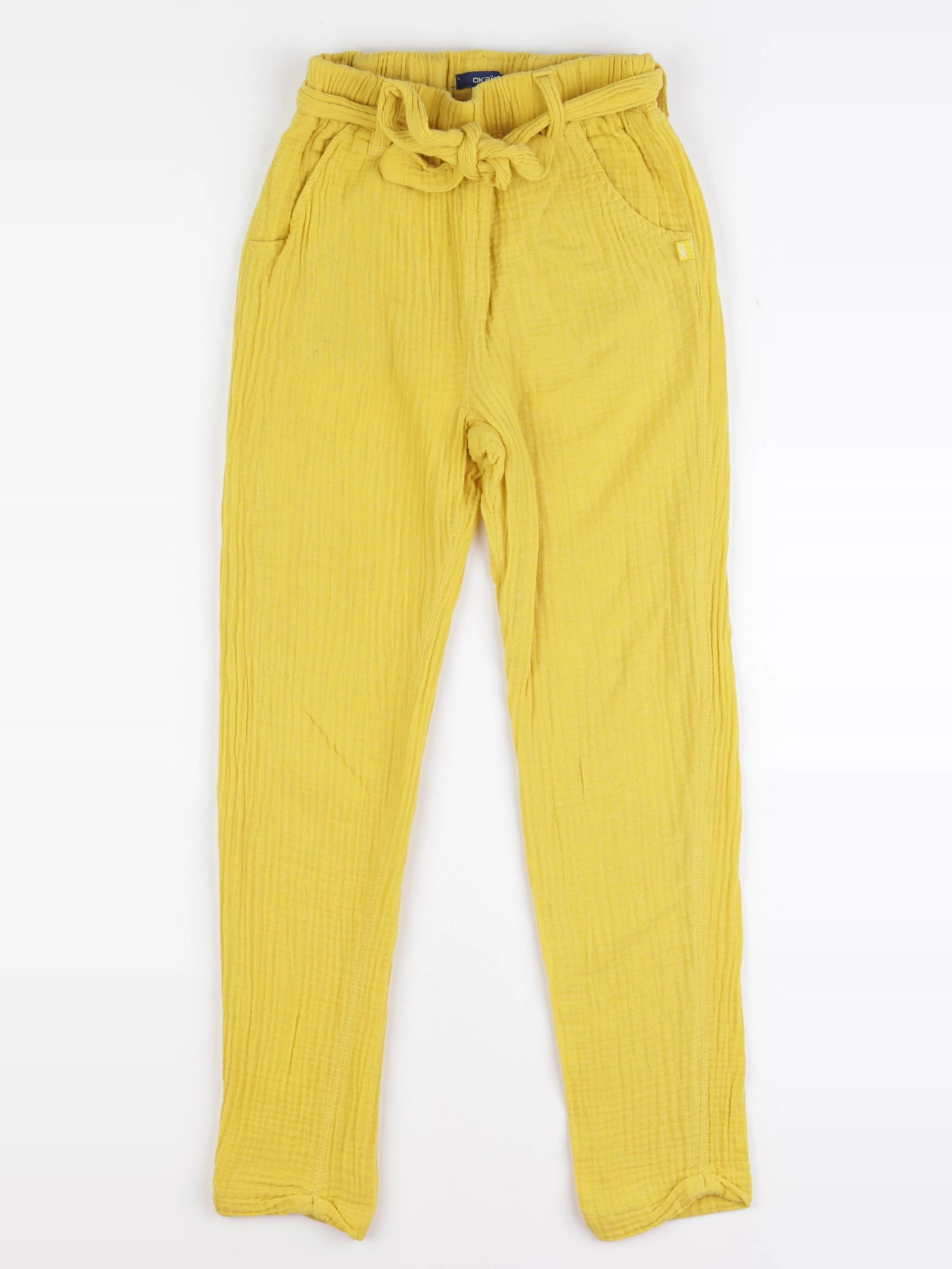 Okaidi - pantalon jaune - 8 ans