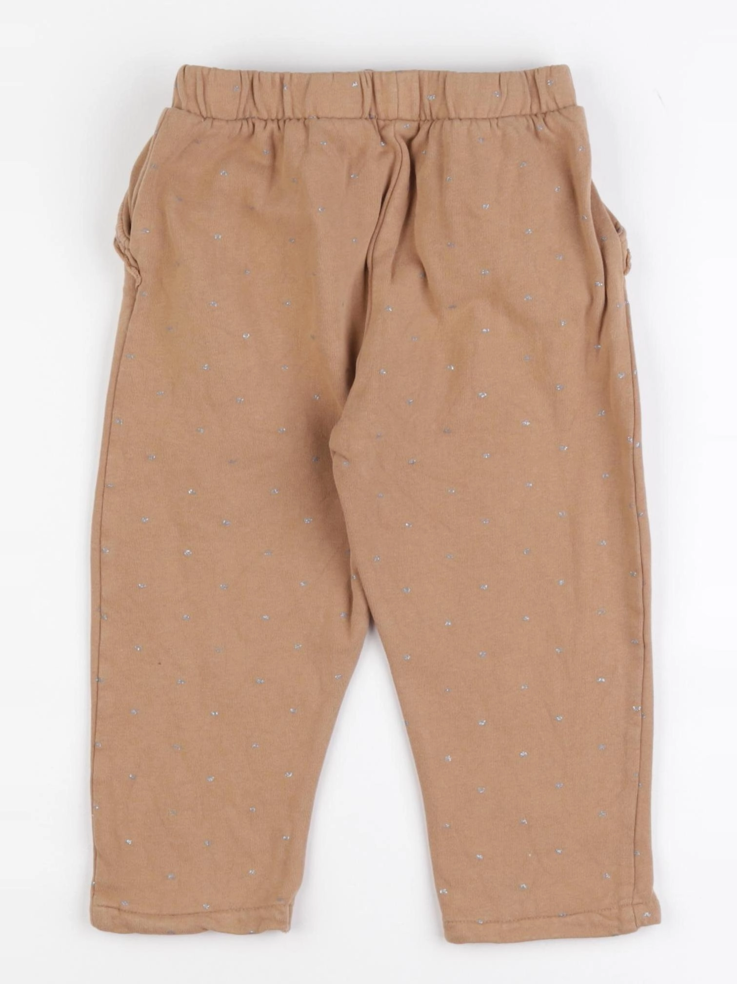 Vertbaudet - pantalon marron, or - 36 mois
