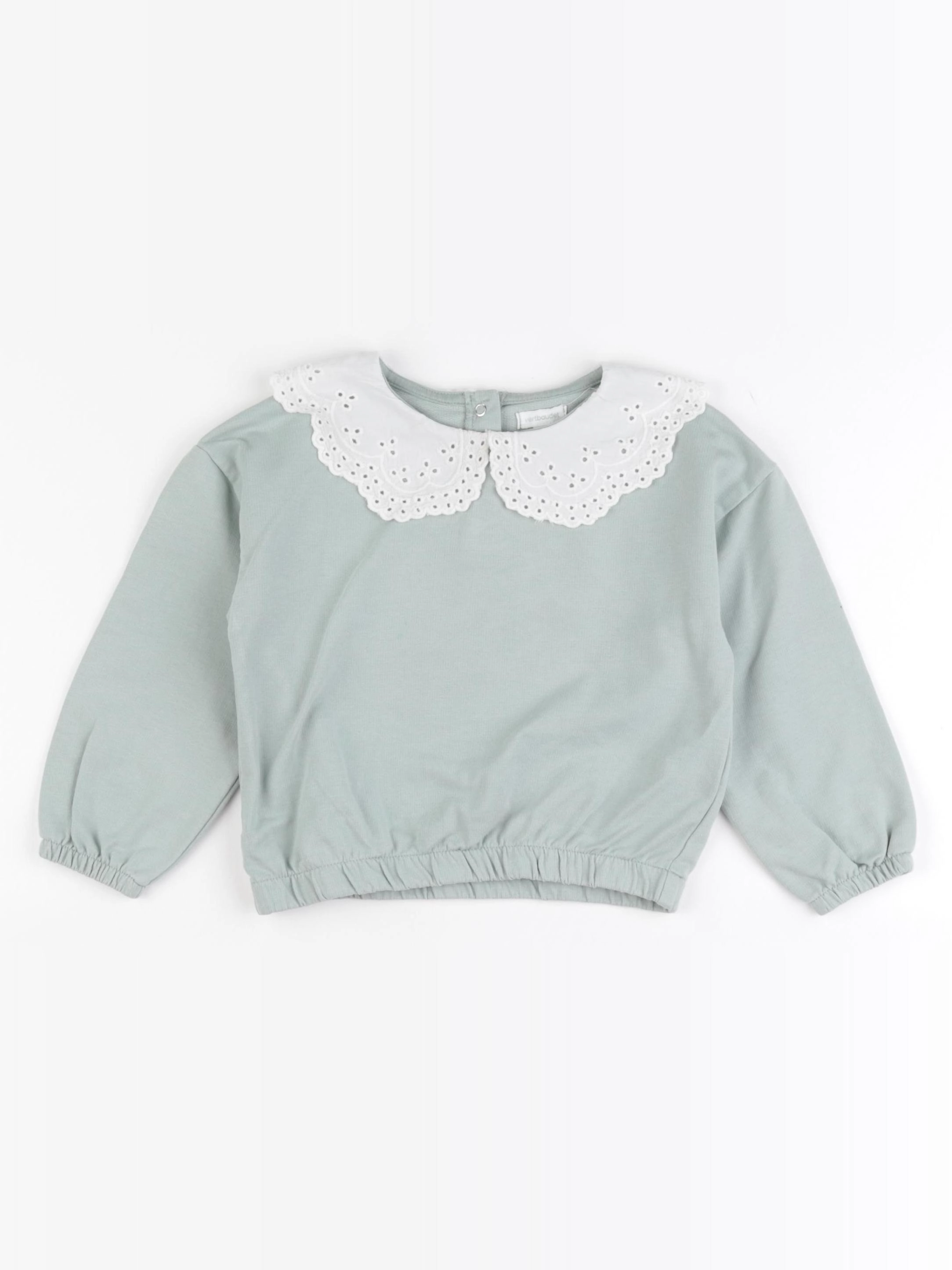 Vertbaudet - sweat vert - 36 mois