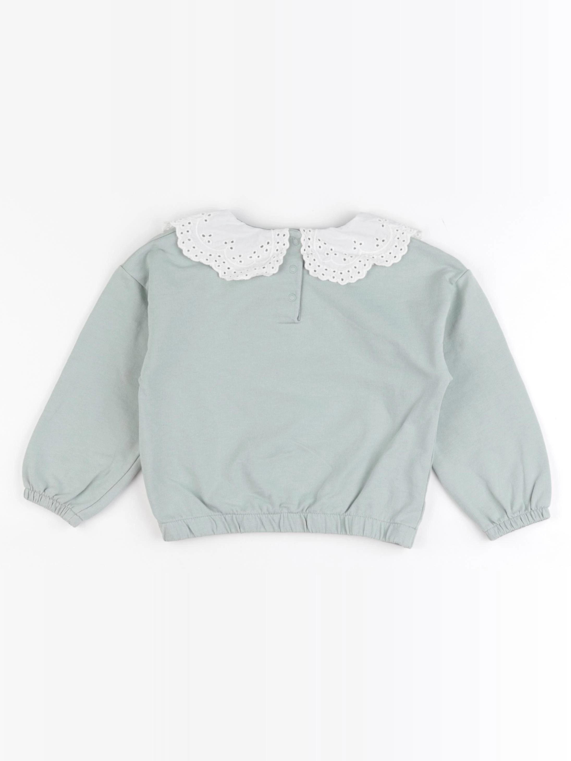 Vertbaudet - sweat vert - 36 mois