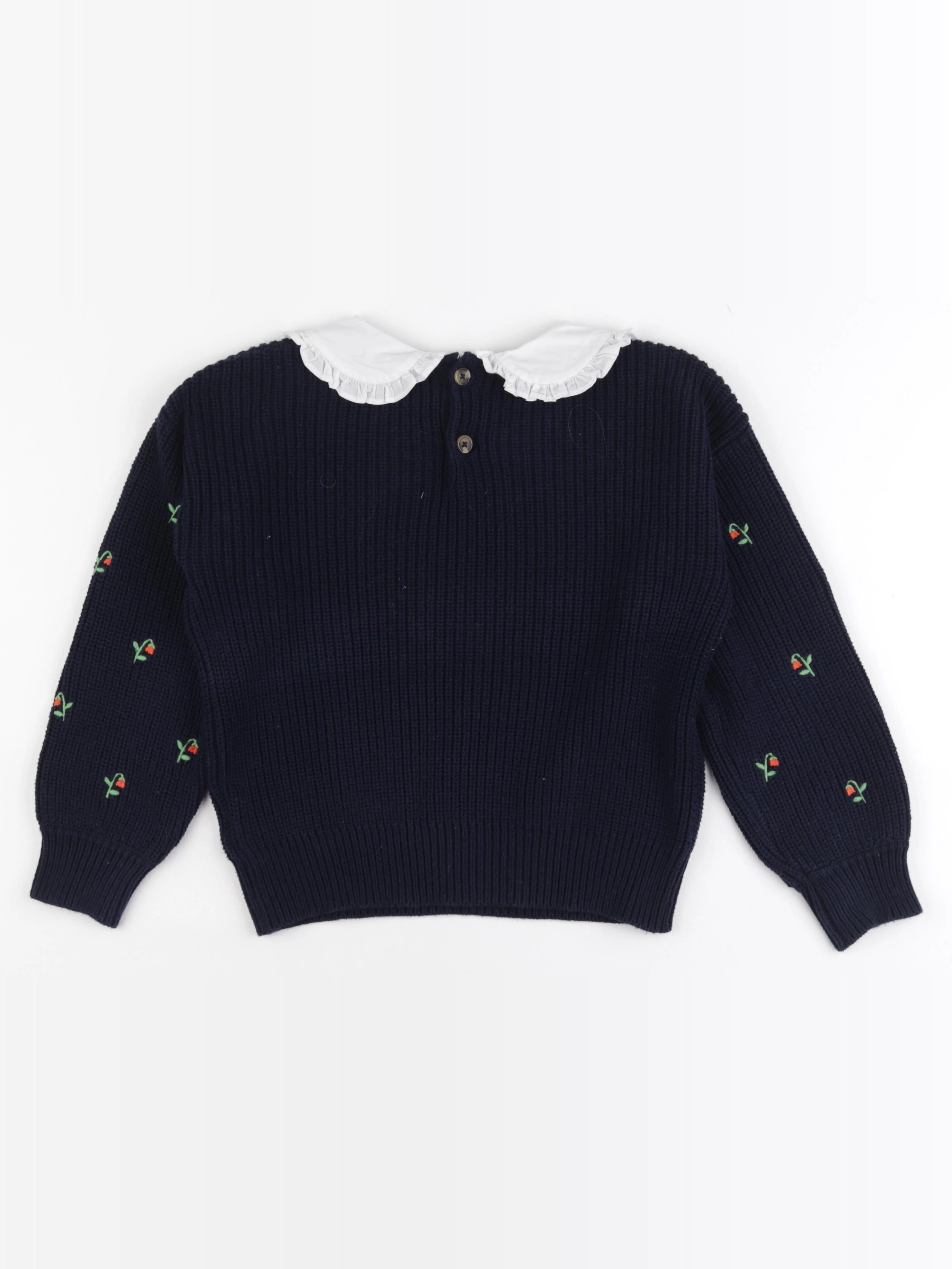 Monoprix - pull bleu - 8 ans