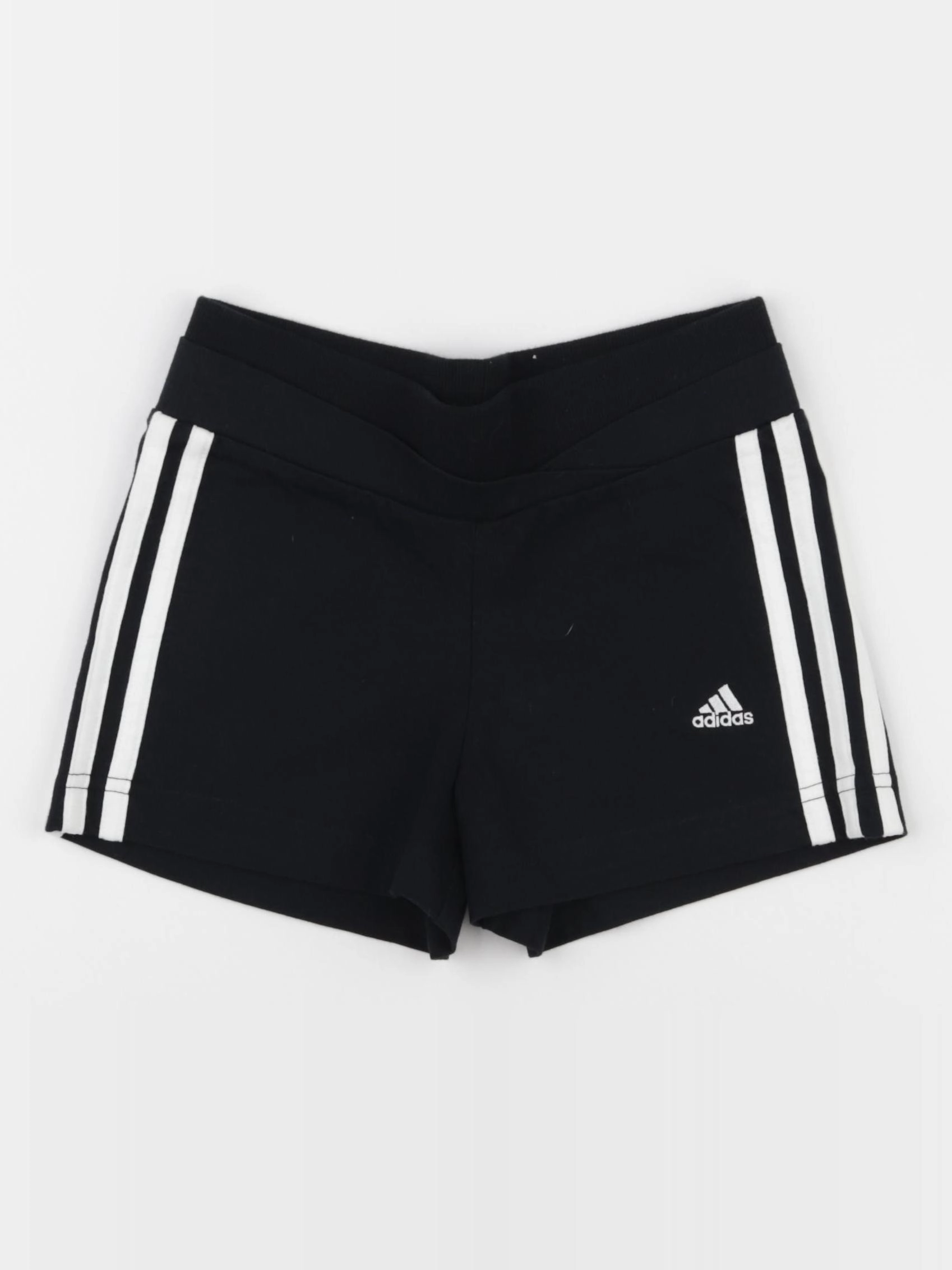Adidas - short noir, blanc - 8 ans