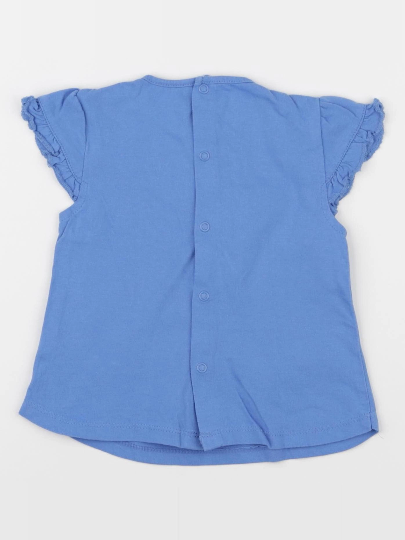 Vertbaudet - tee-shirt bleu - 9 mois