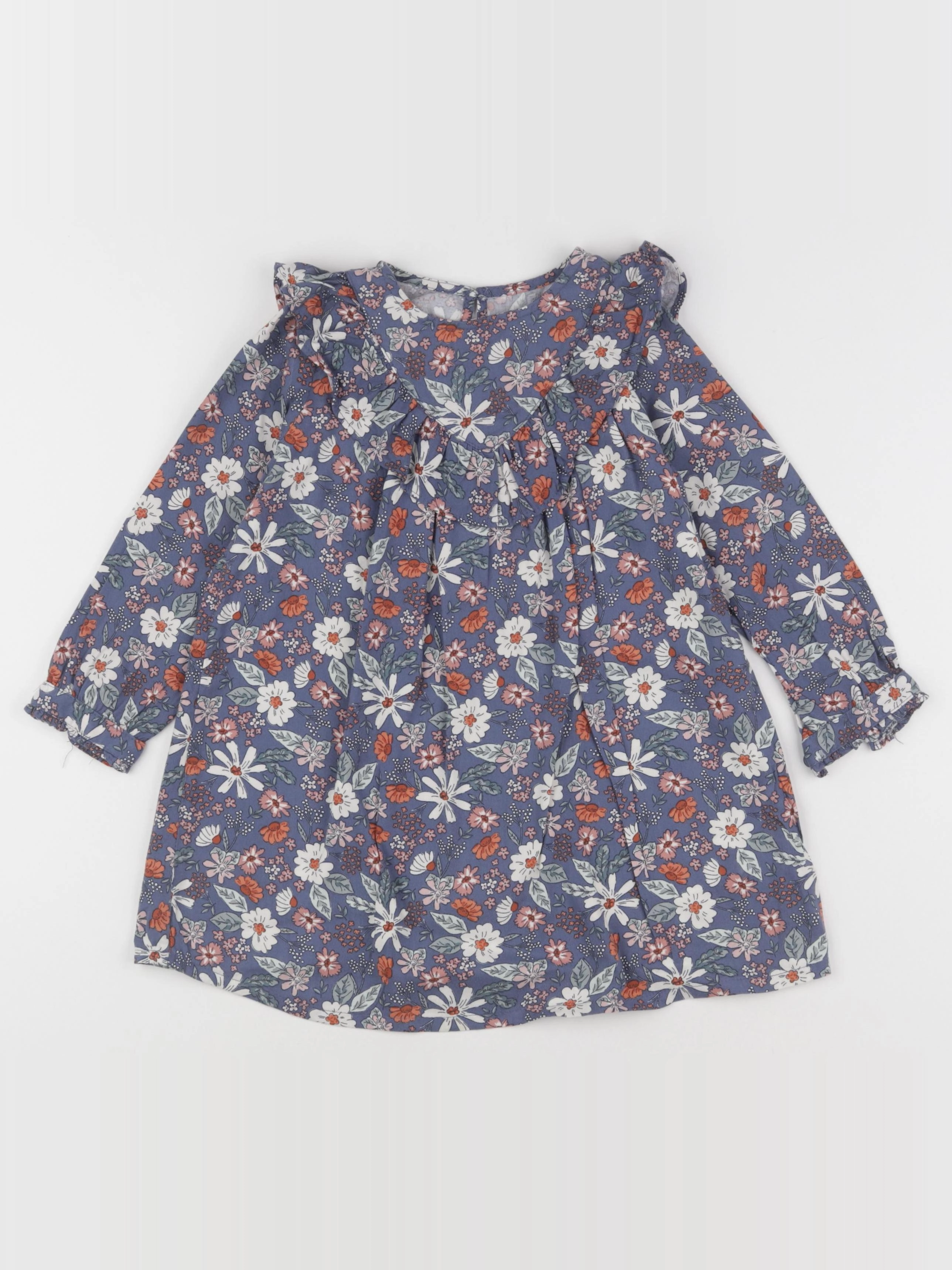 Vertbaudet - robe bleu - 3 ans