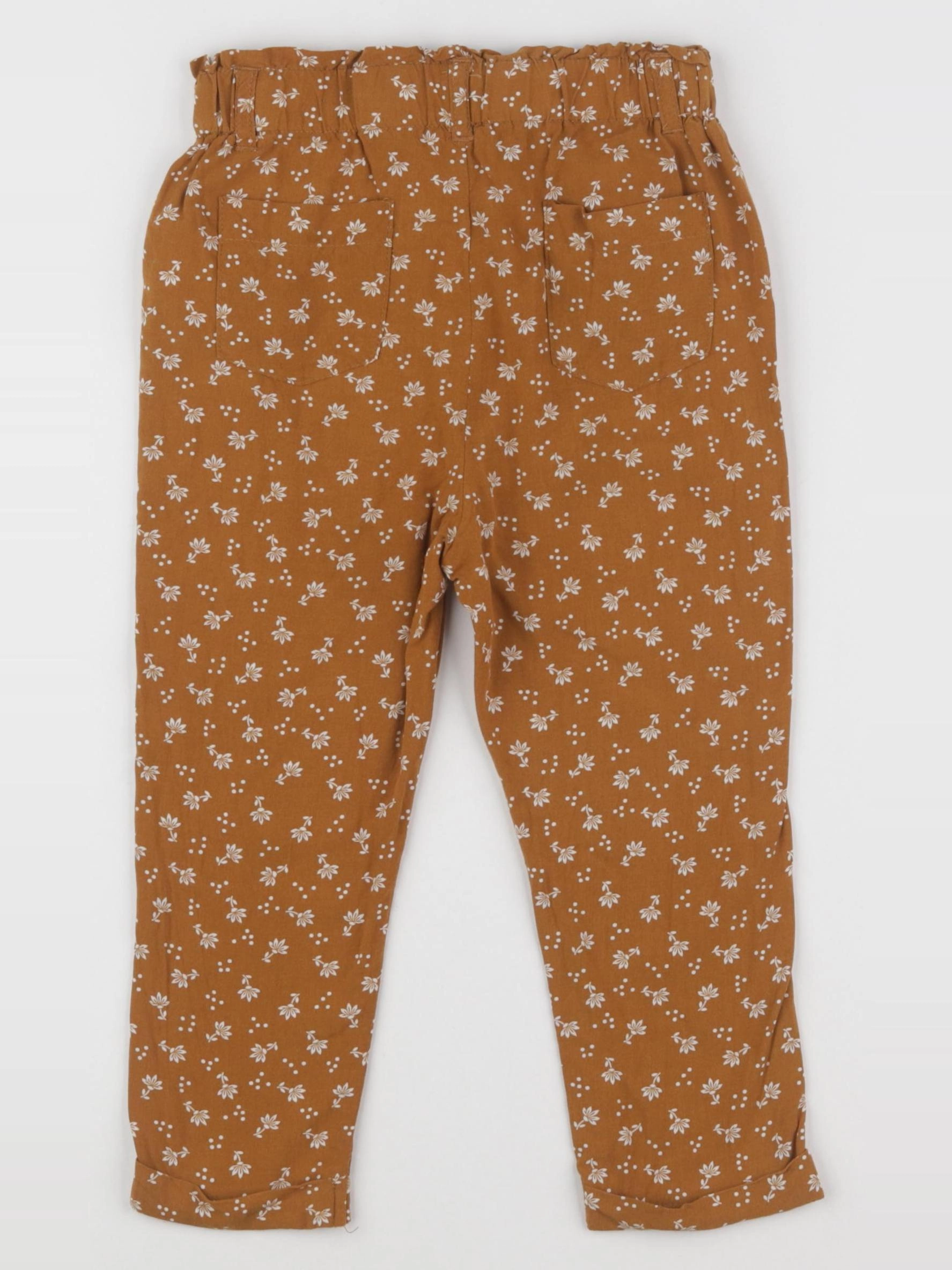 Vertbaudet - pantalon marron - 36 mois
