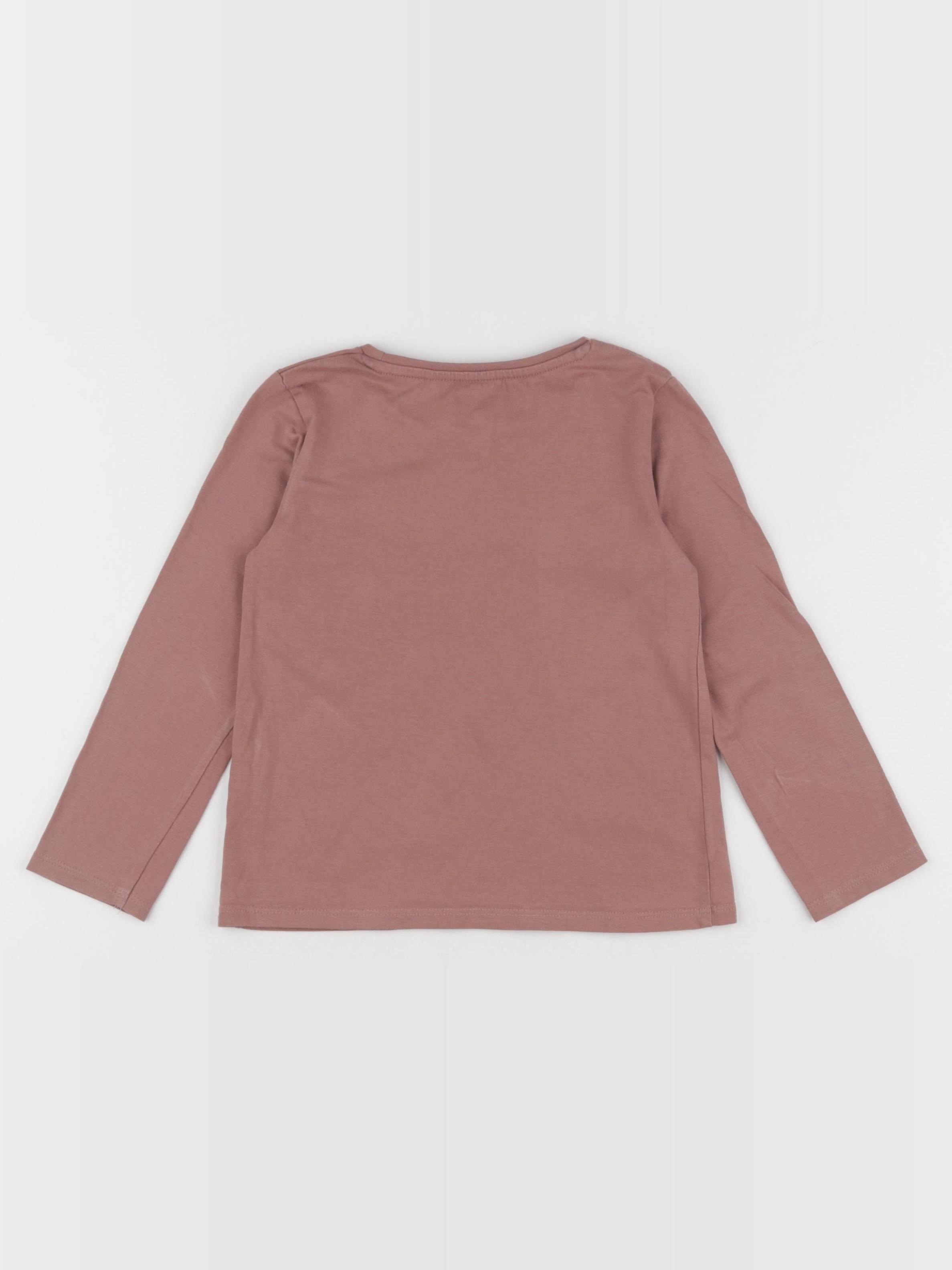 Vertbaudet - tee-shirt marron - 4 ans