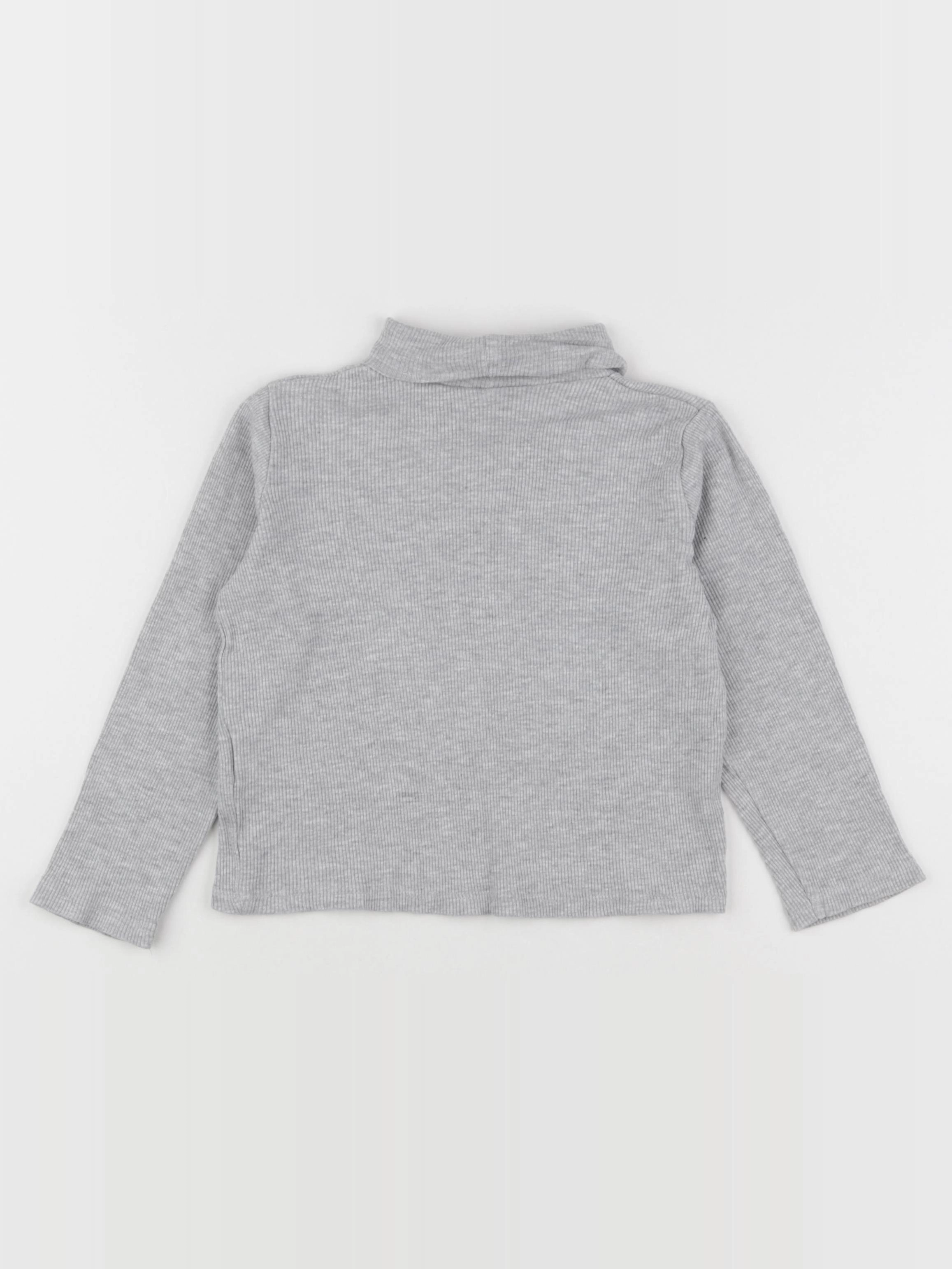 Vertbaudet - sous-pull gris - 4 ans