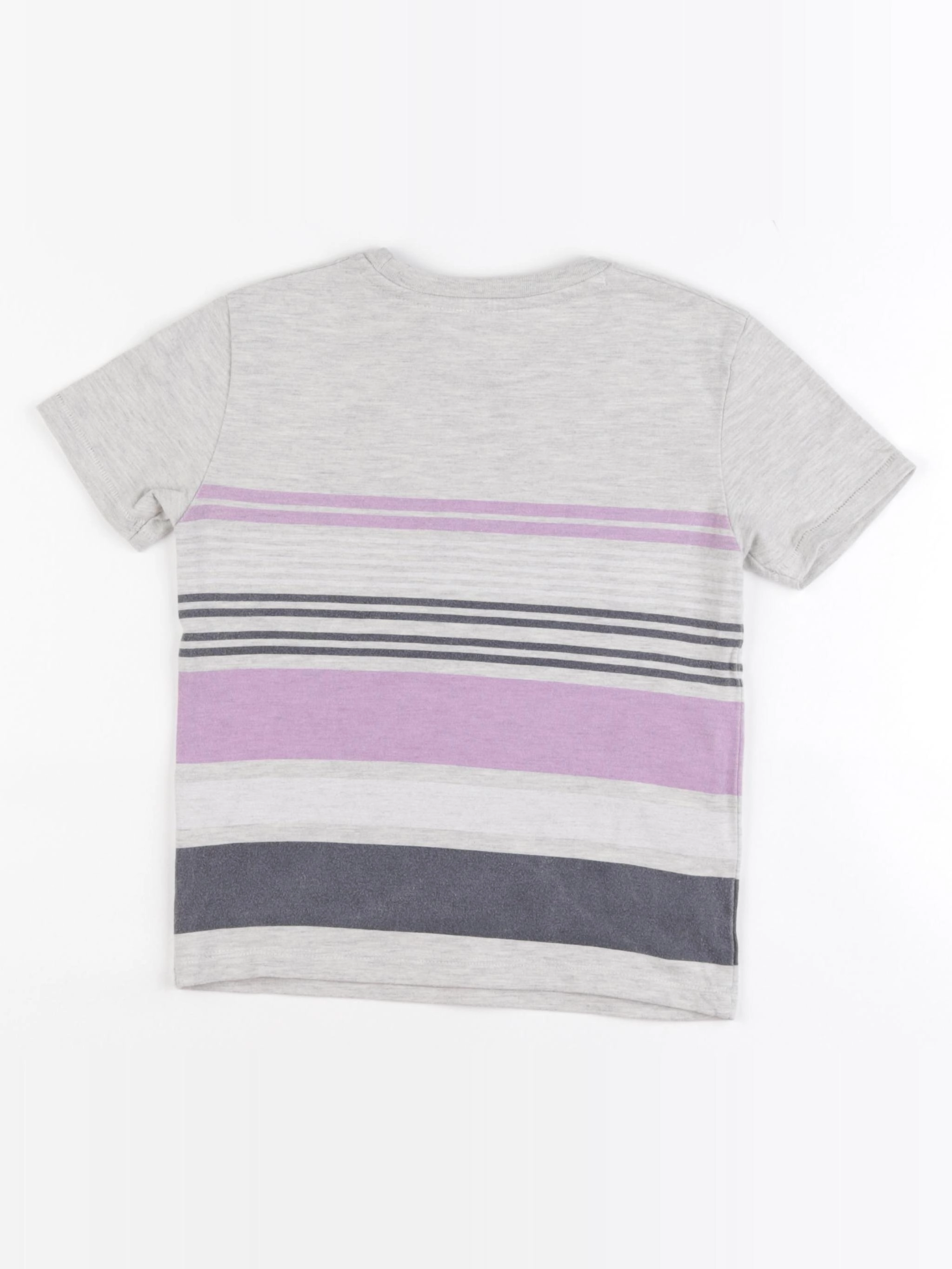 IKKS - tee-shirt gris, violet - 4 ans