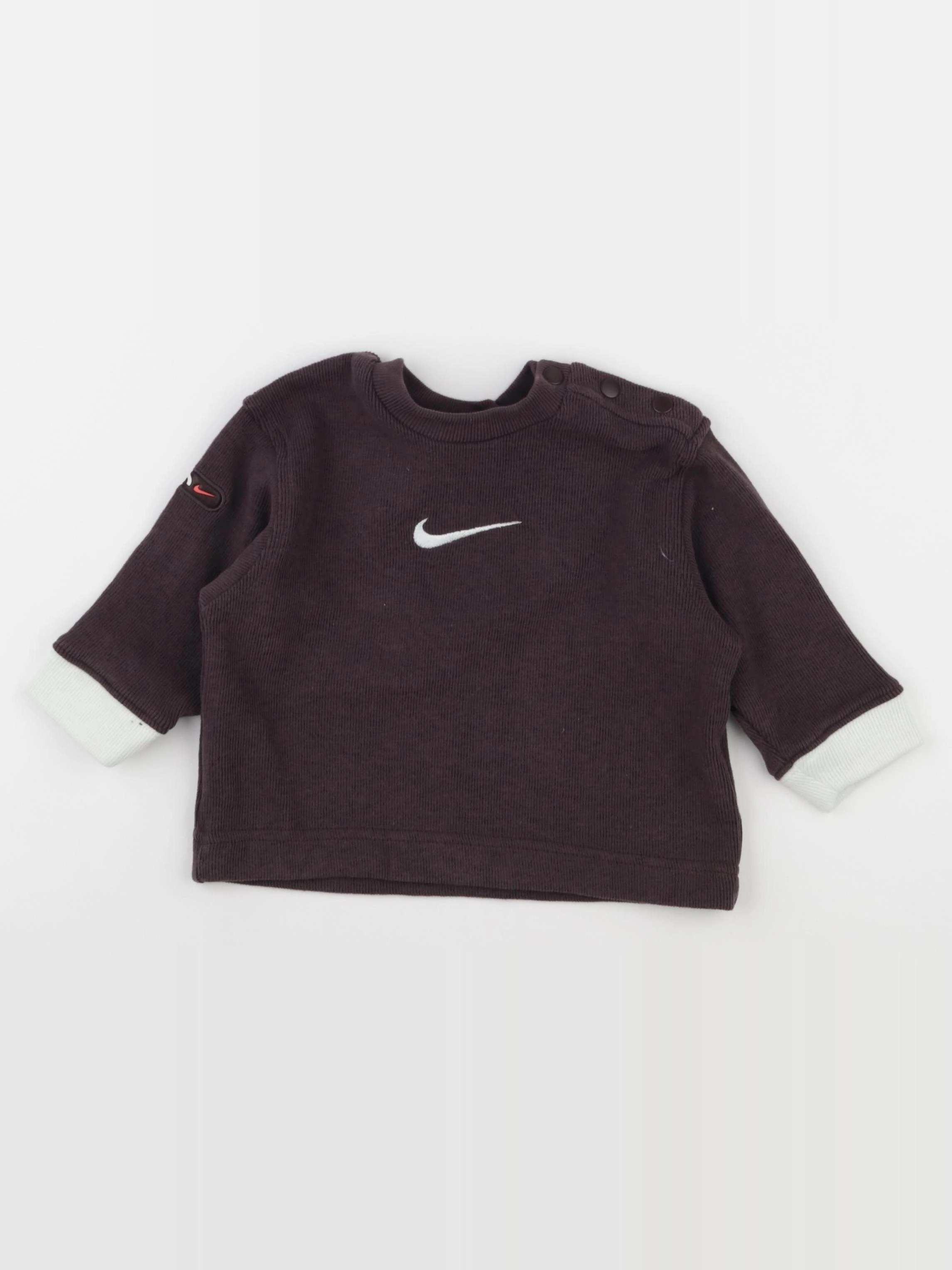 Nike - sweat marron - 3/6 mois
