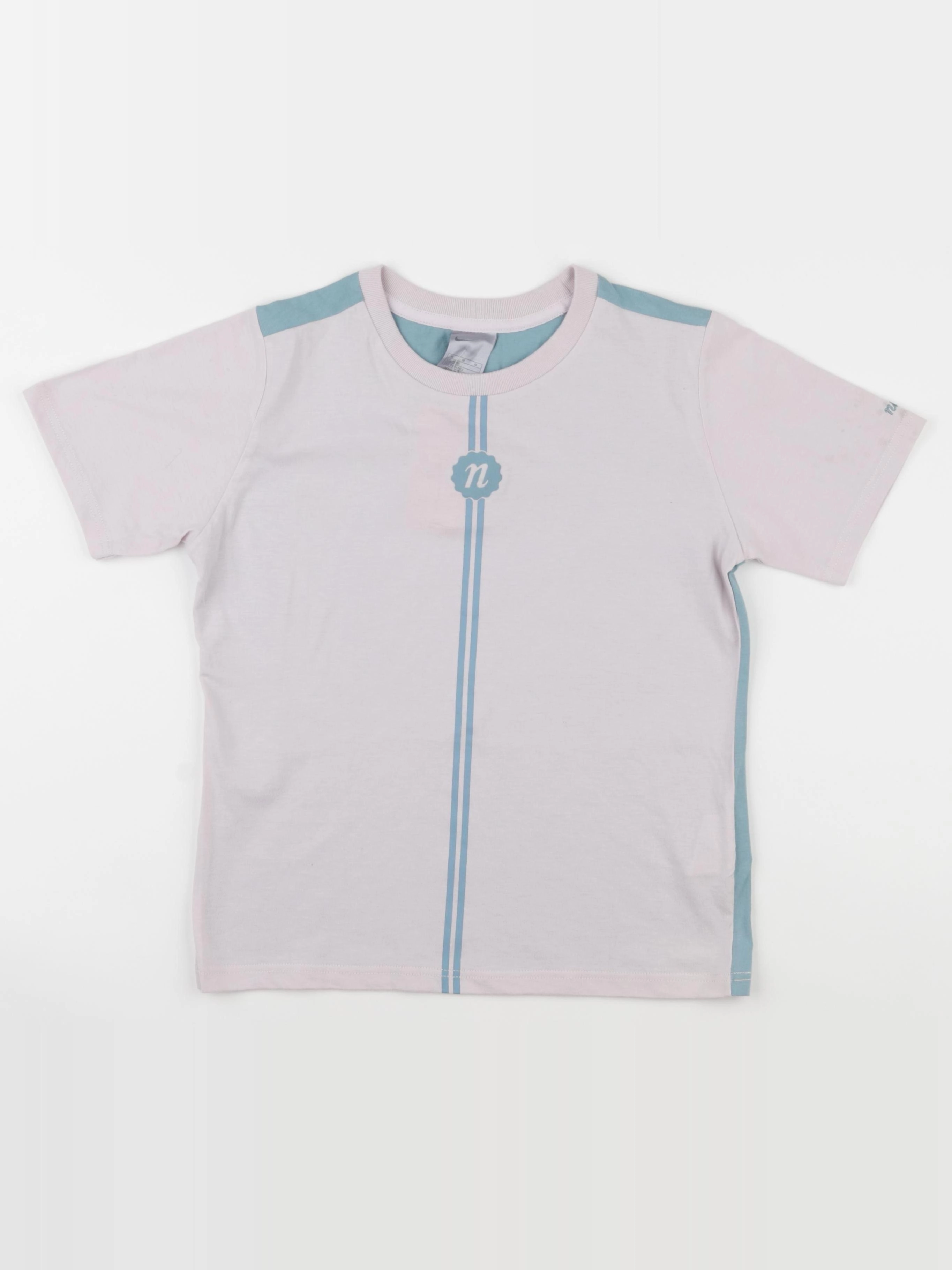 Nike - tee-shirt bleu, rose - 10/12 ans
