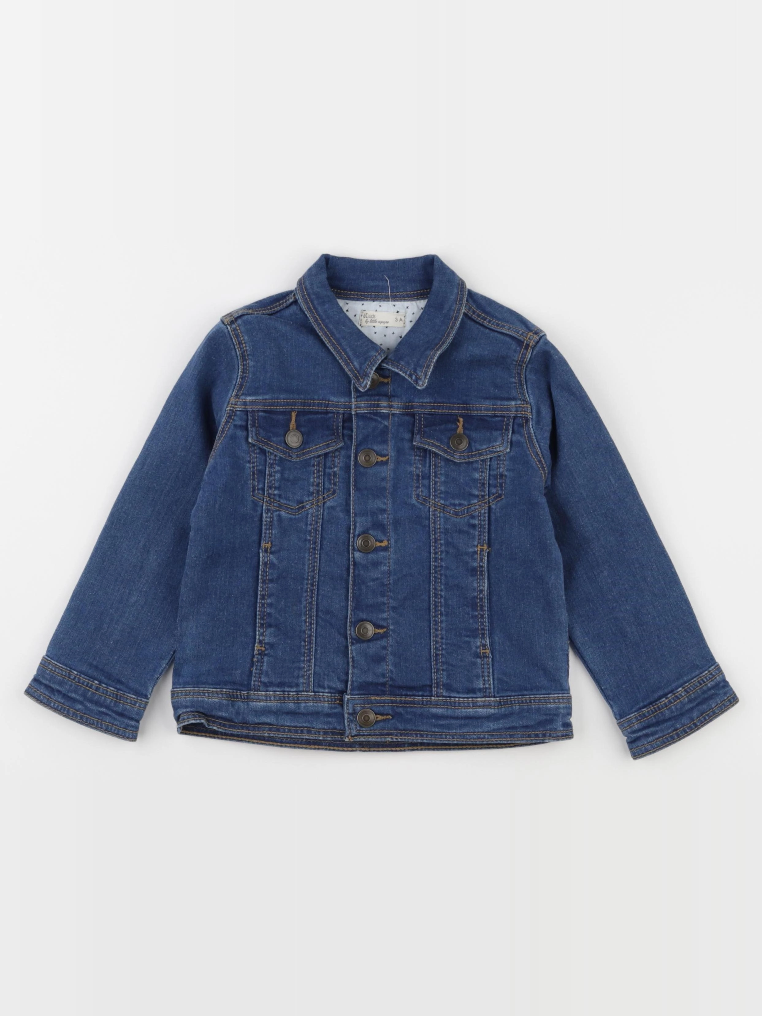 Little Cigogne - veste bleu - 3 ans