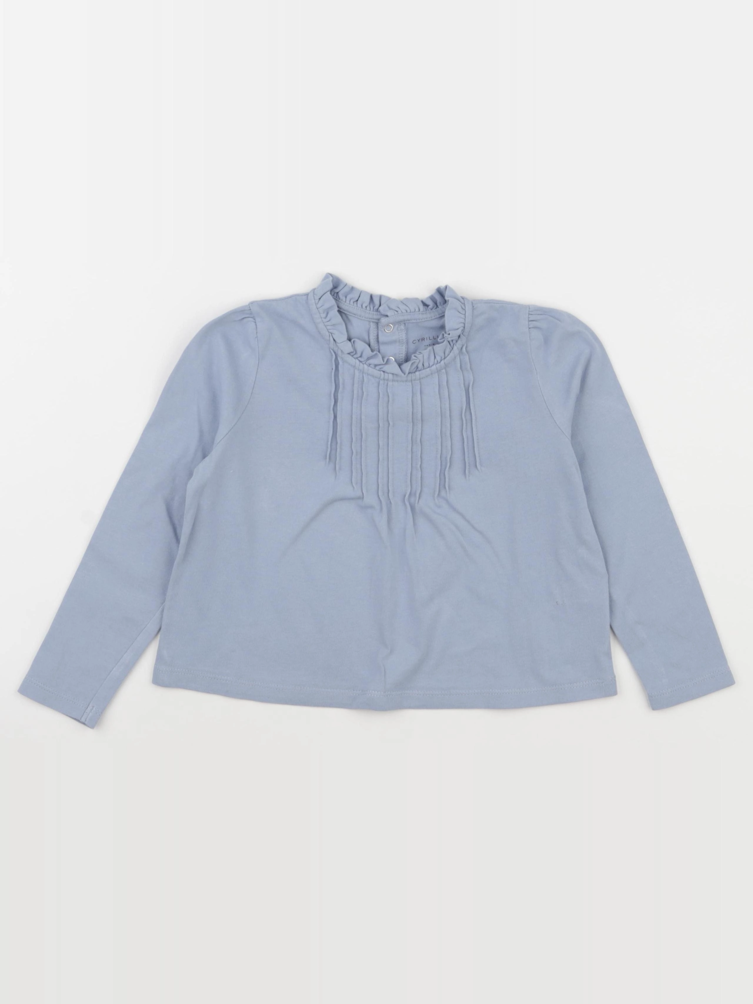 Cyrillus - tee-shirt bleu - 4 ans