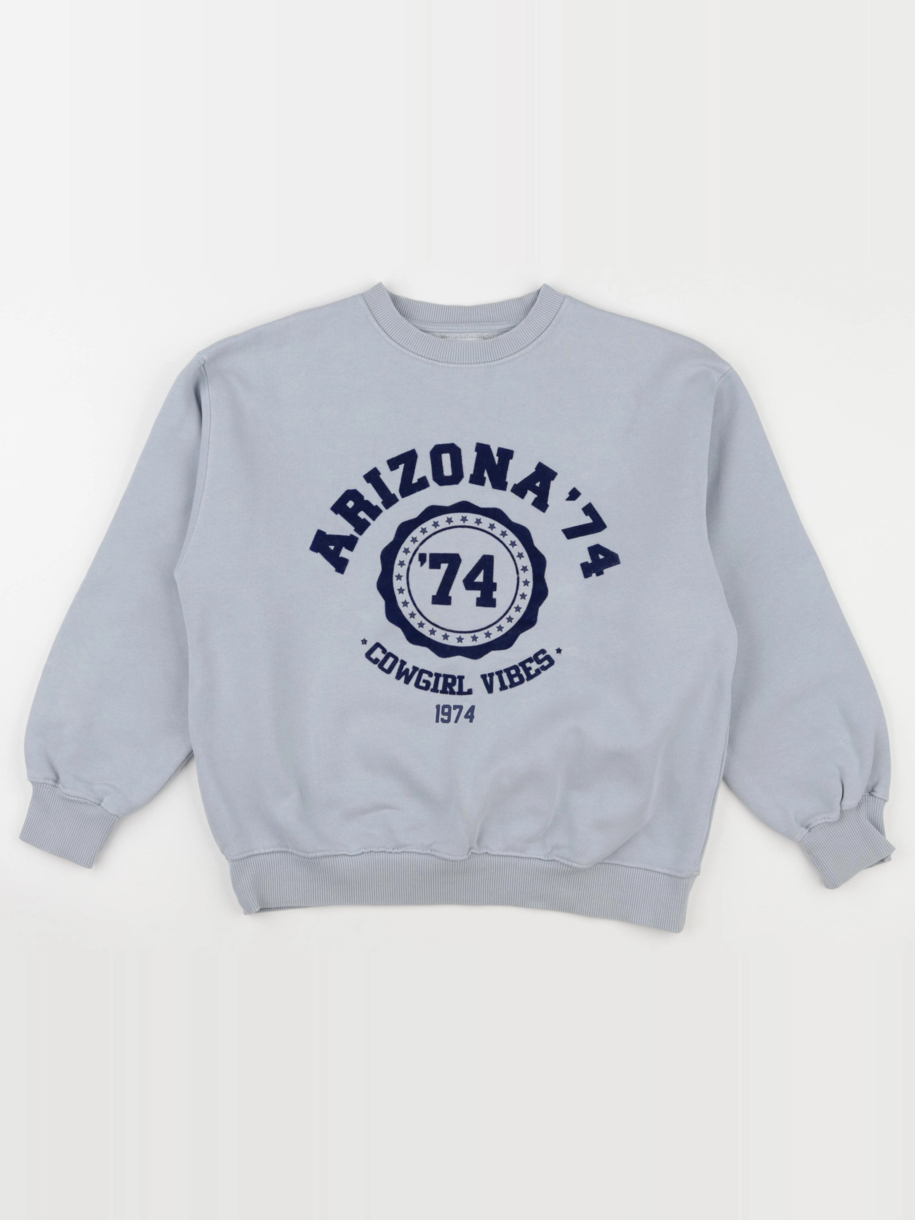 Zara - sweat bleu - 11/12 ans