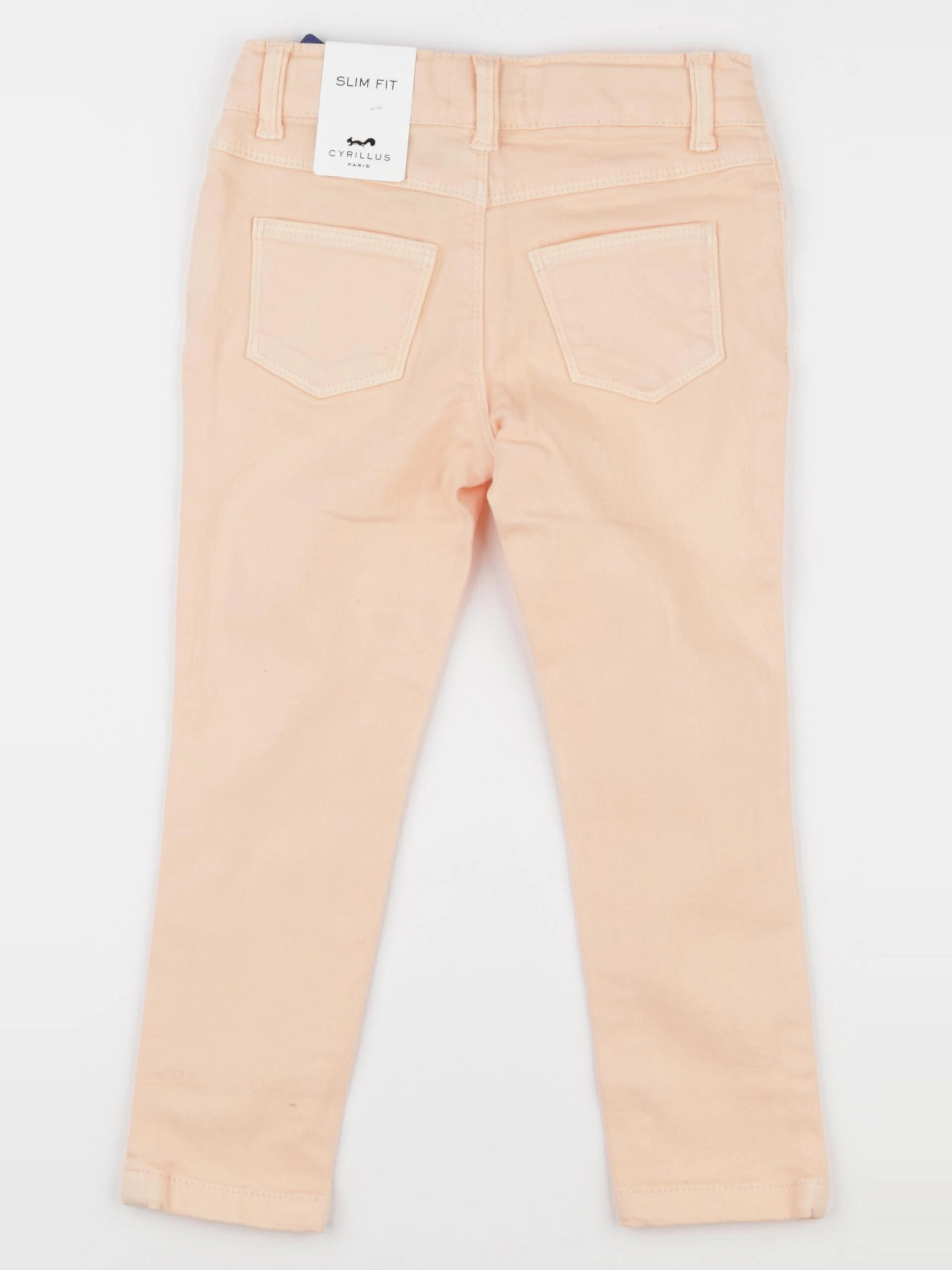 Cyrillus - pantalon orange, rose - 4 ans