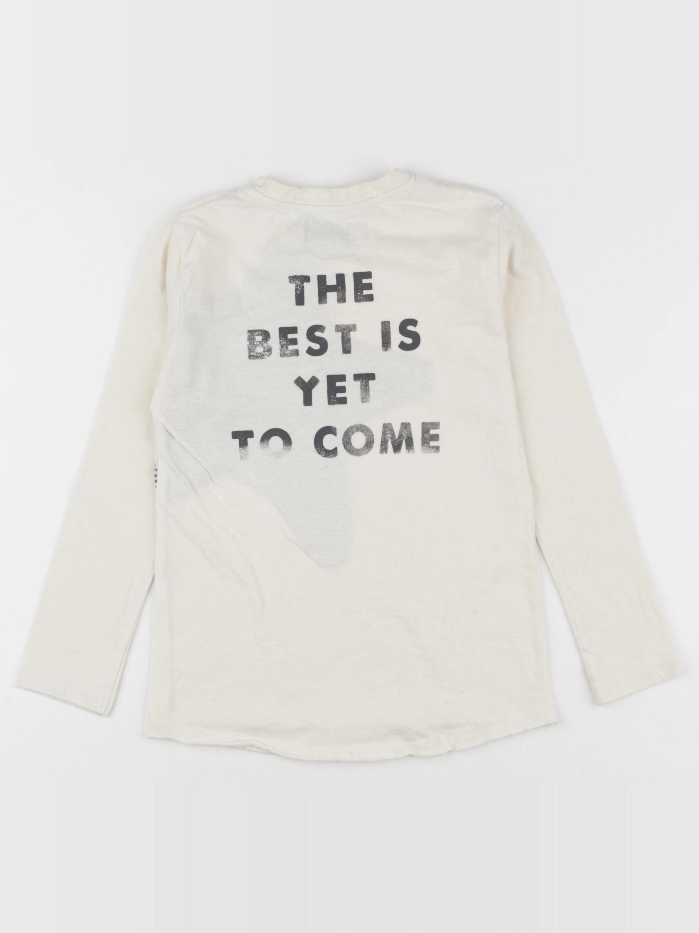 Zara - tee-shirt imprimé au dos beige - 6 ans