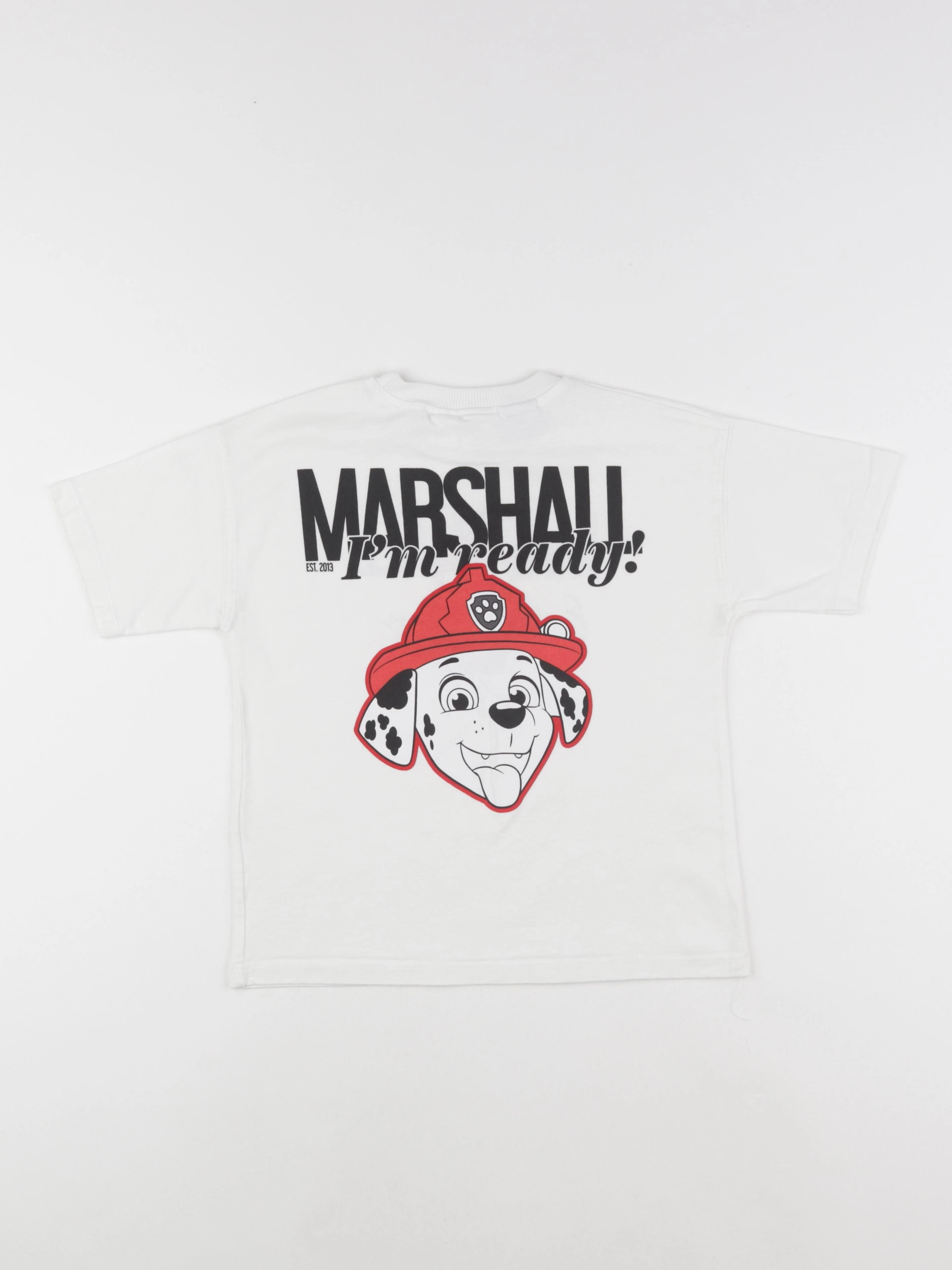 Zara - tee-shirt imprimé au dos blanc - 5 ans