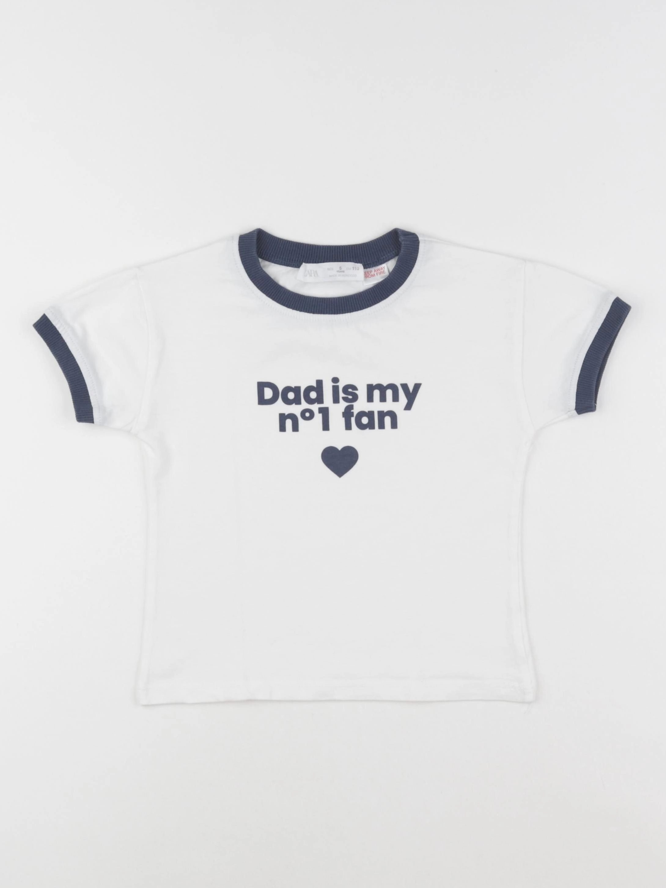 Zara - tee-shirt blanc - 5 ans