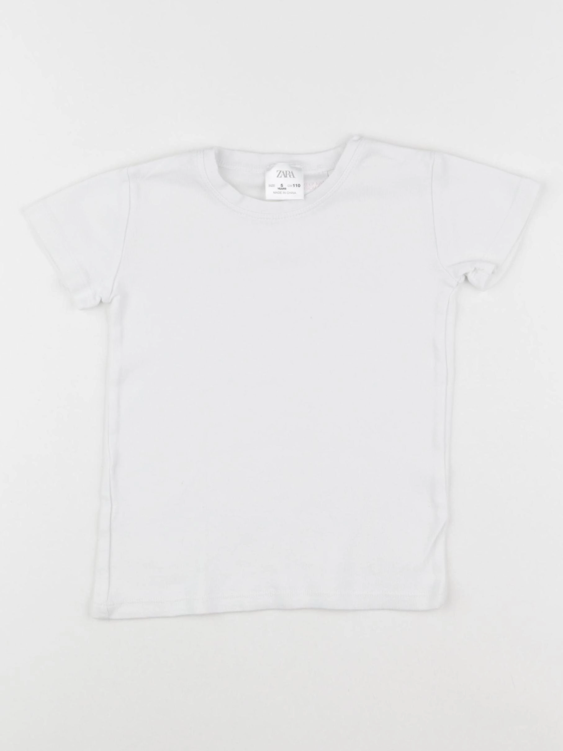 Zara - tee-shirt blanc - 5 ans