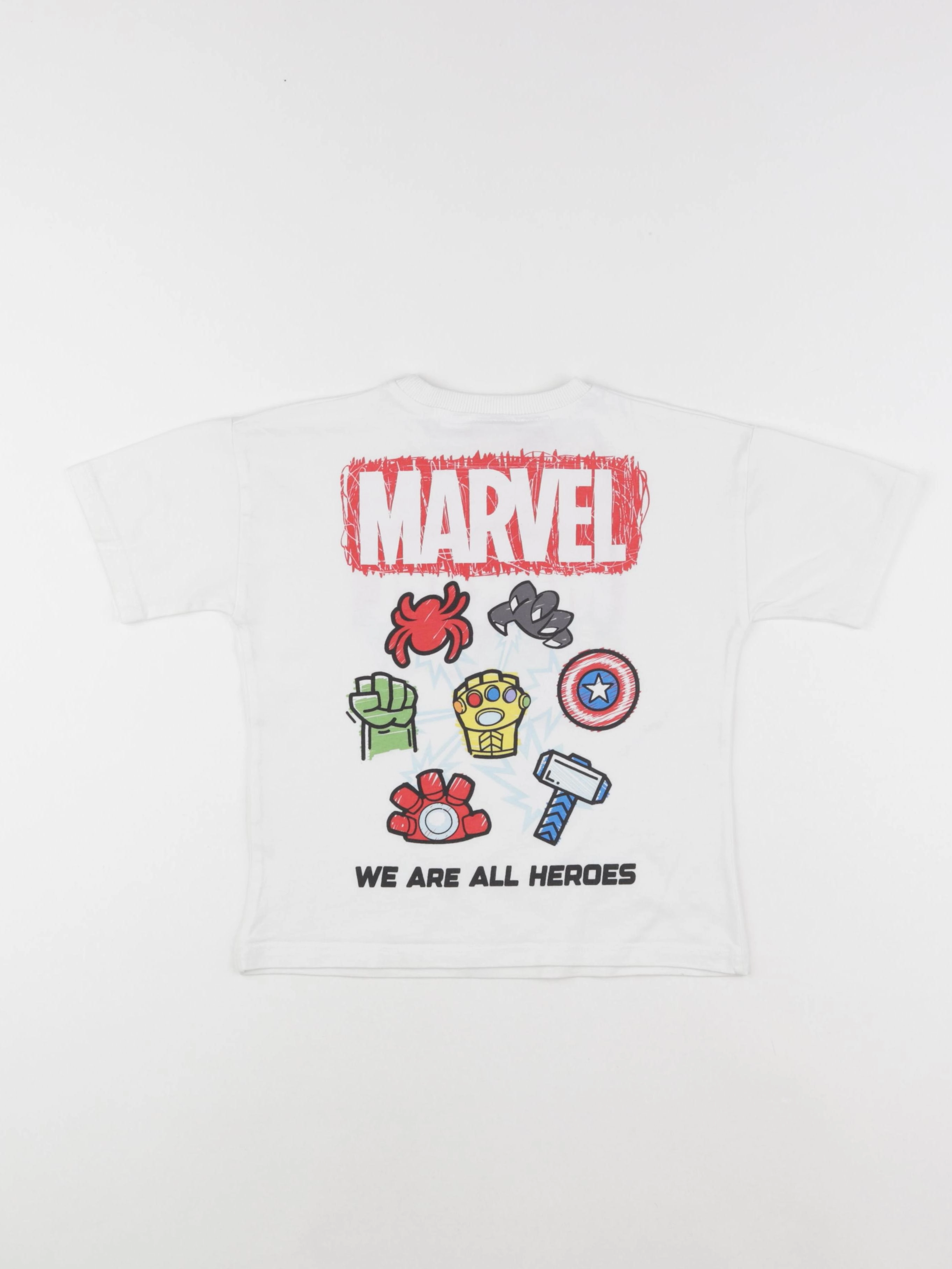 Zara - tee-shirt imprimé au dos blanc - 5 ans