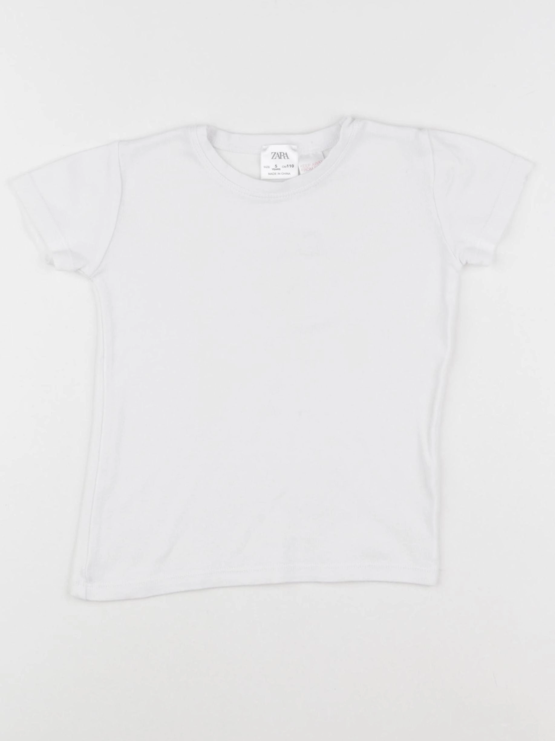 Zara - tee-shirt blanc - 6 ans