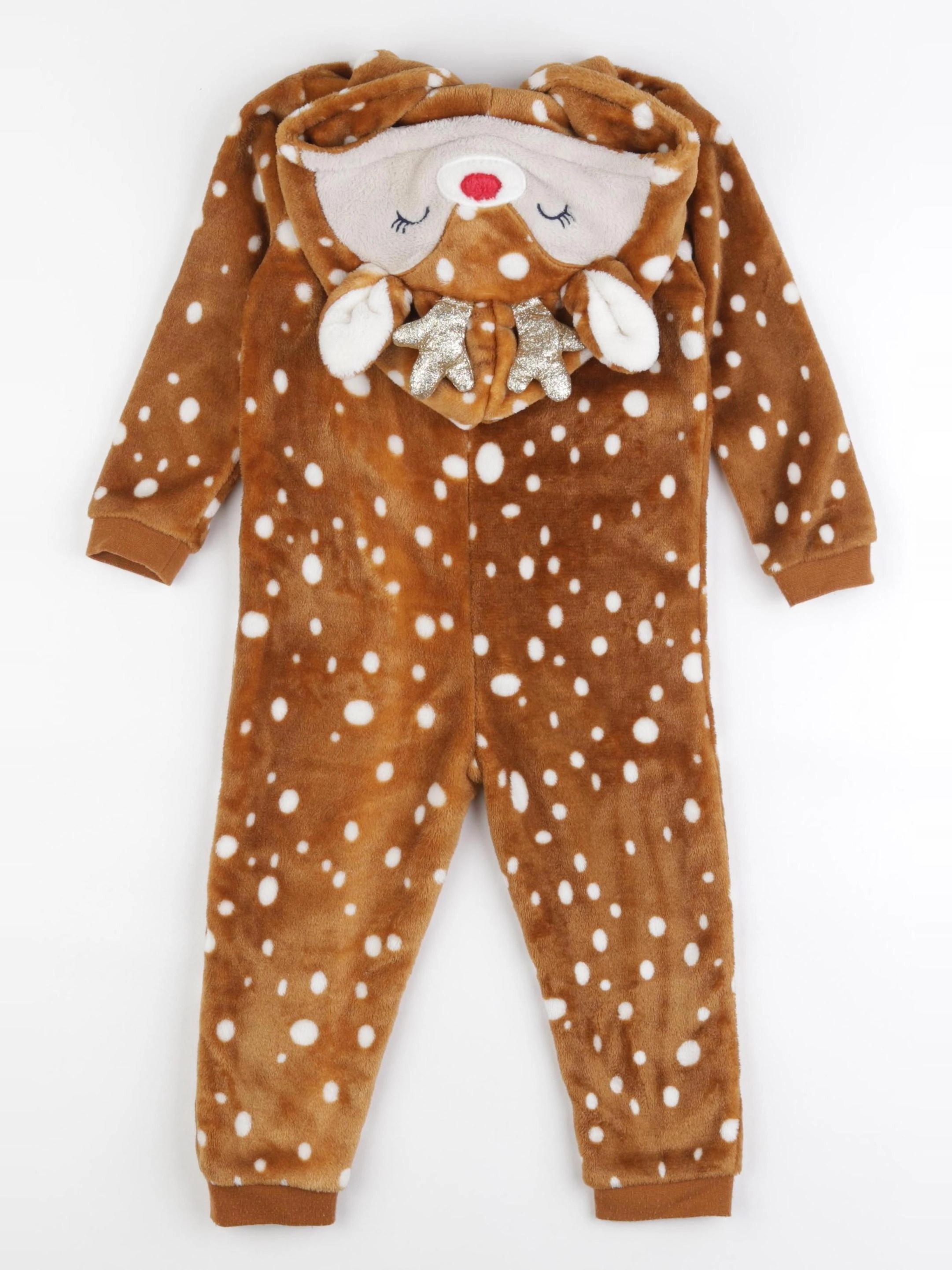 Vertbaudet - sur-pyjama marron - 3 ans