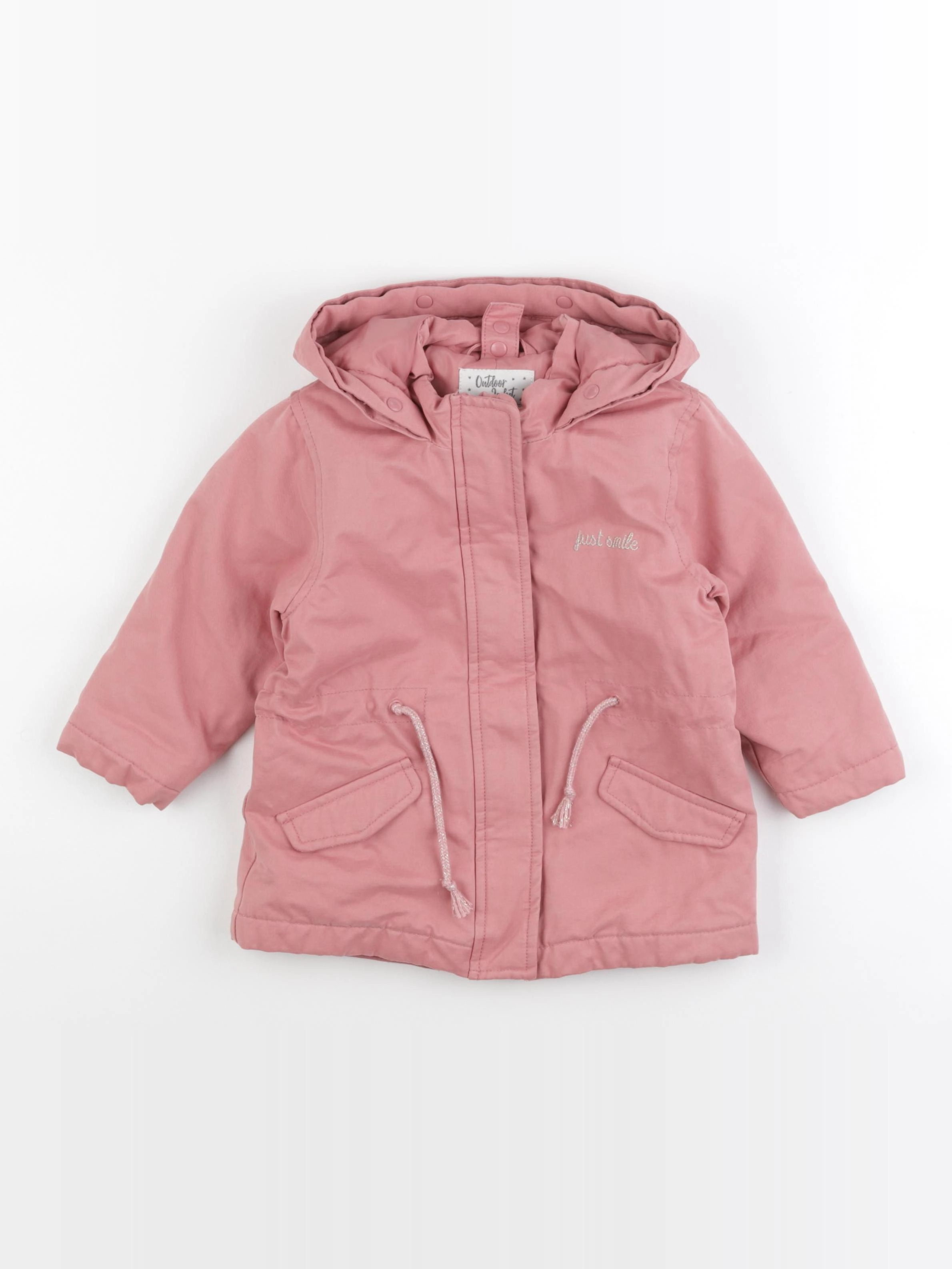 Vertbaudet - parka rose - 3 ans