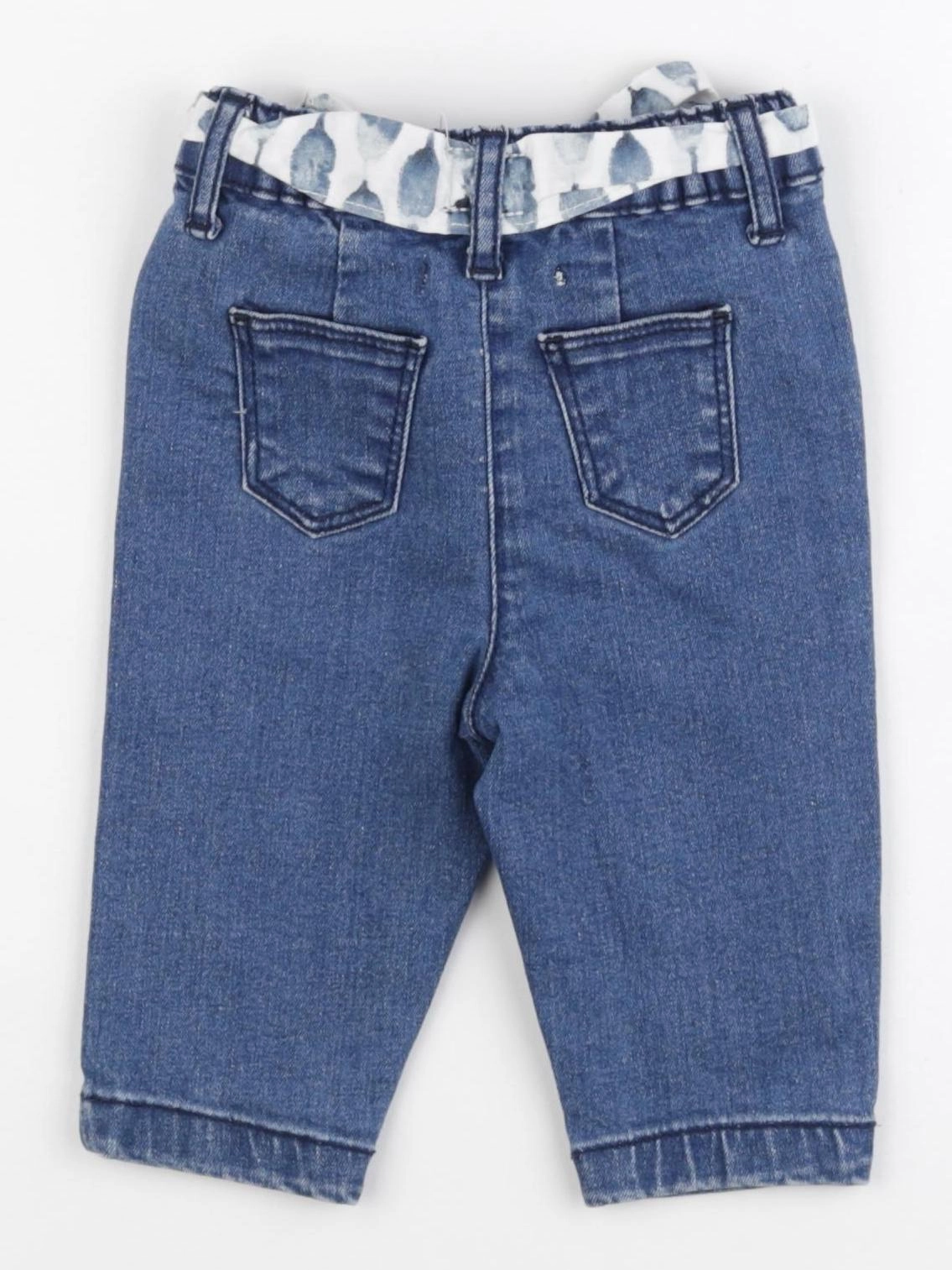 Eden & Victor - jean bleu - 6 mois