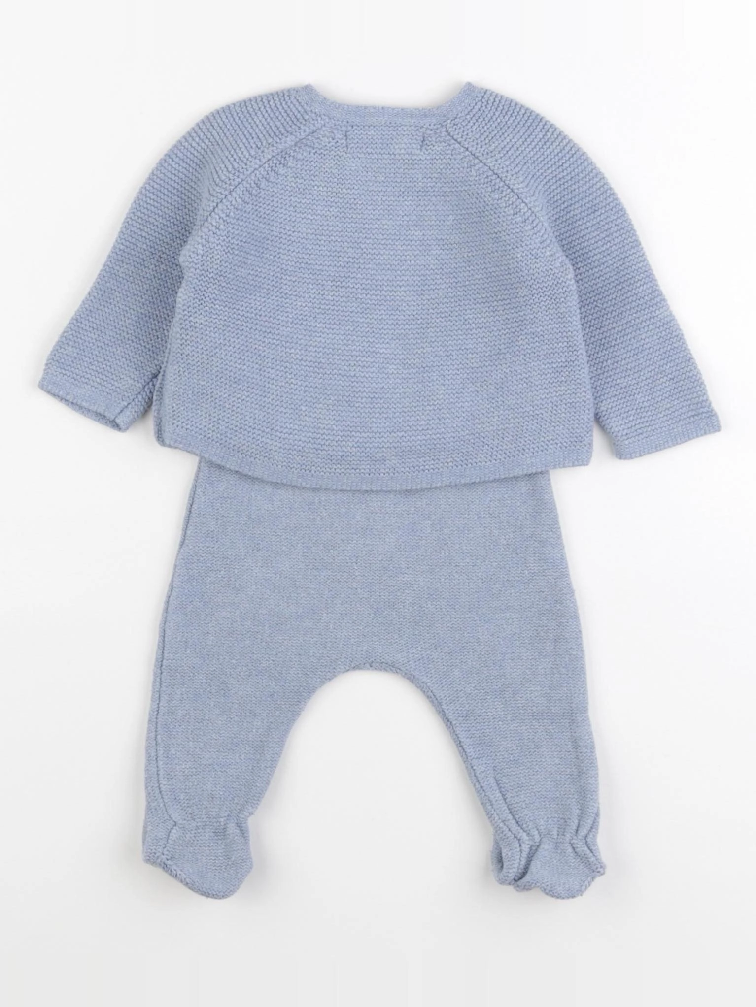 Zara - ensemble bleu - 0/1 mois