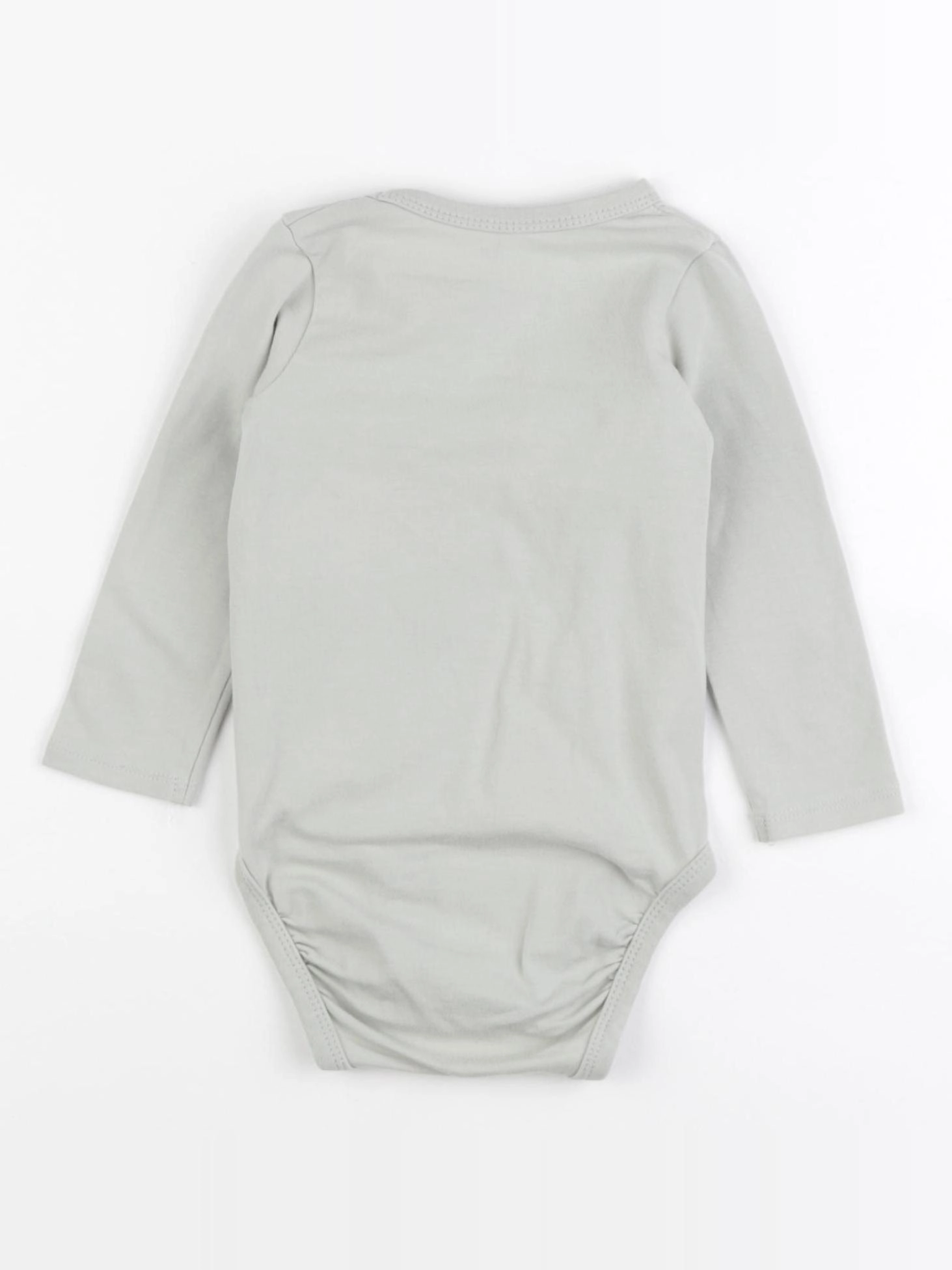 H&M - body vert - 4/6 mois