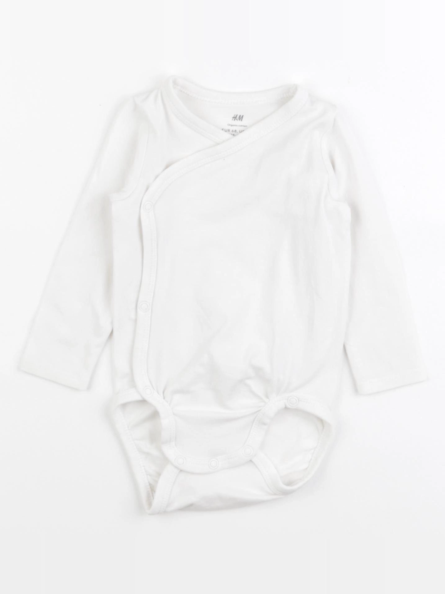 H&M - body blanc - 4/6 mois