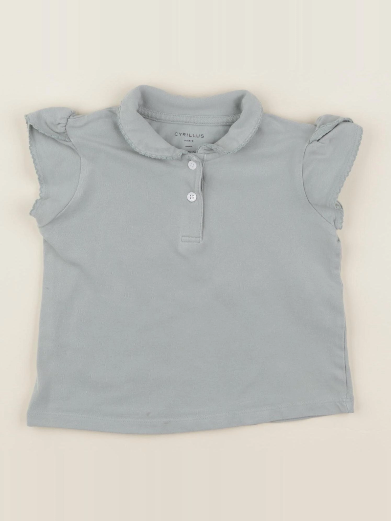 Cyrillus - polo vert - 3 ans