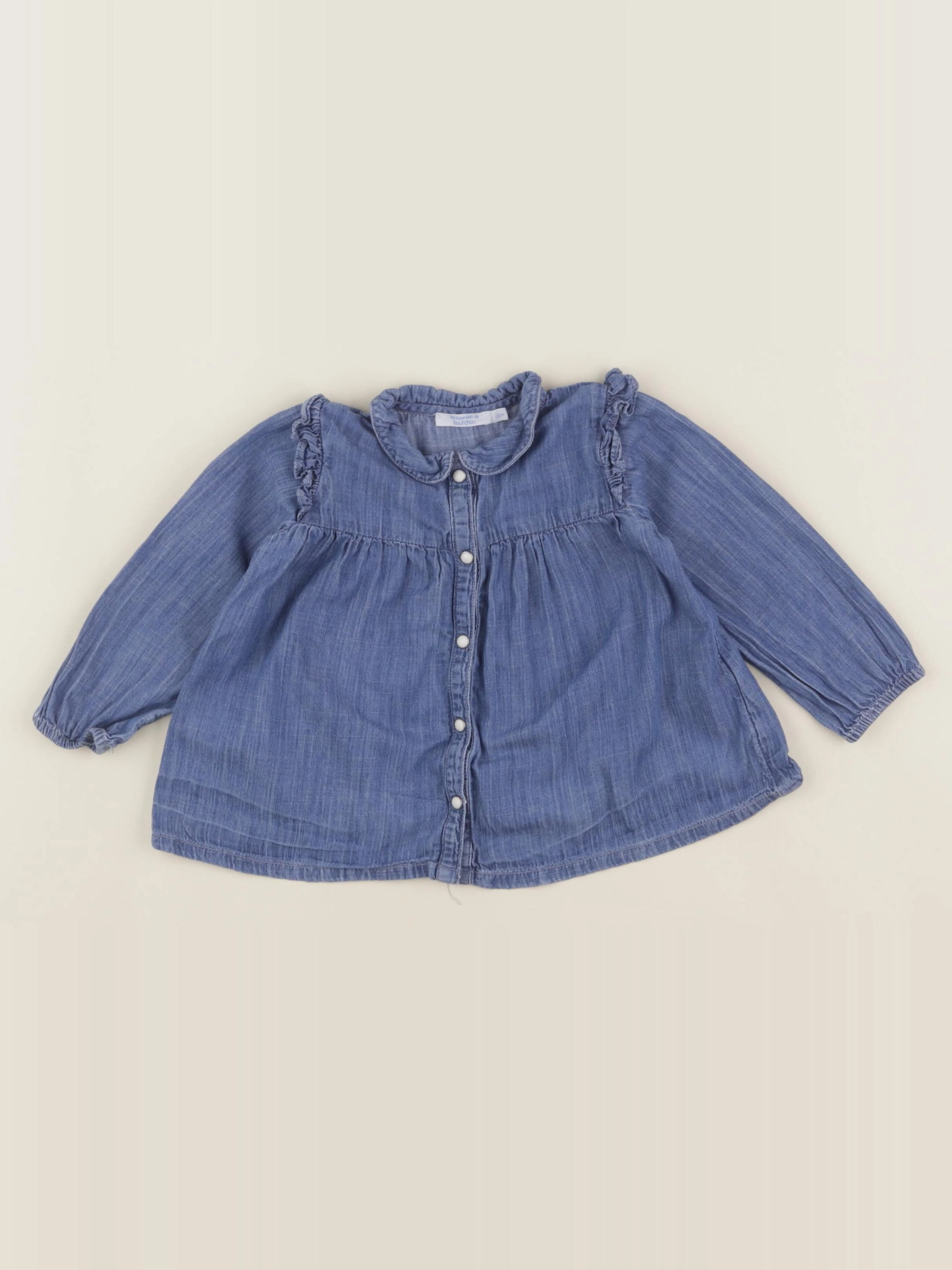 Boutchou - blouse bleu - 18 mois