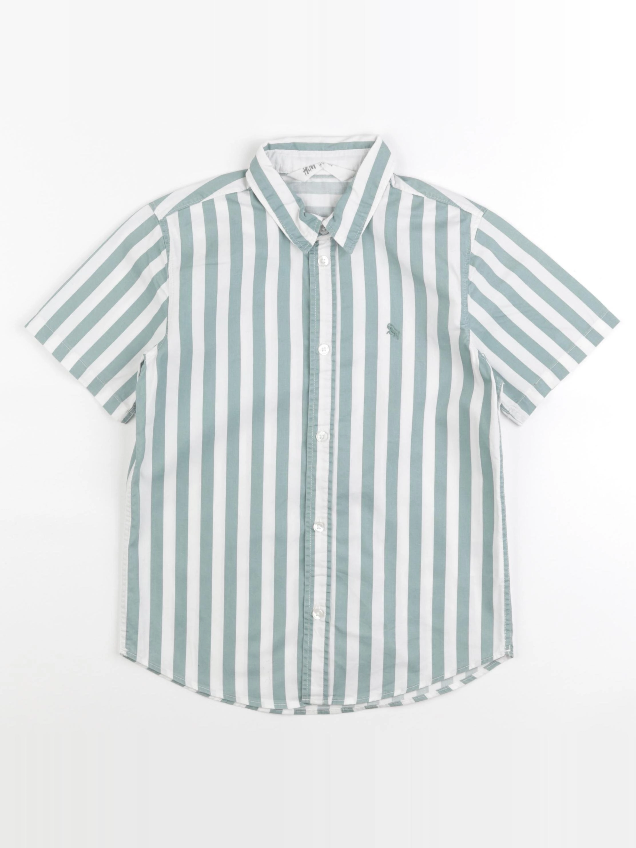 H&M - chemise vert - 7/8 ans