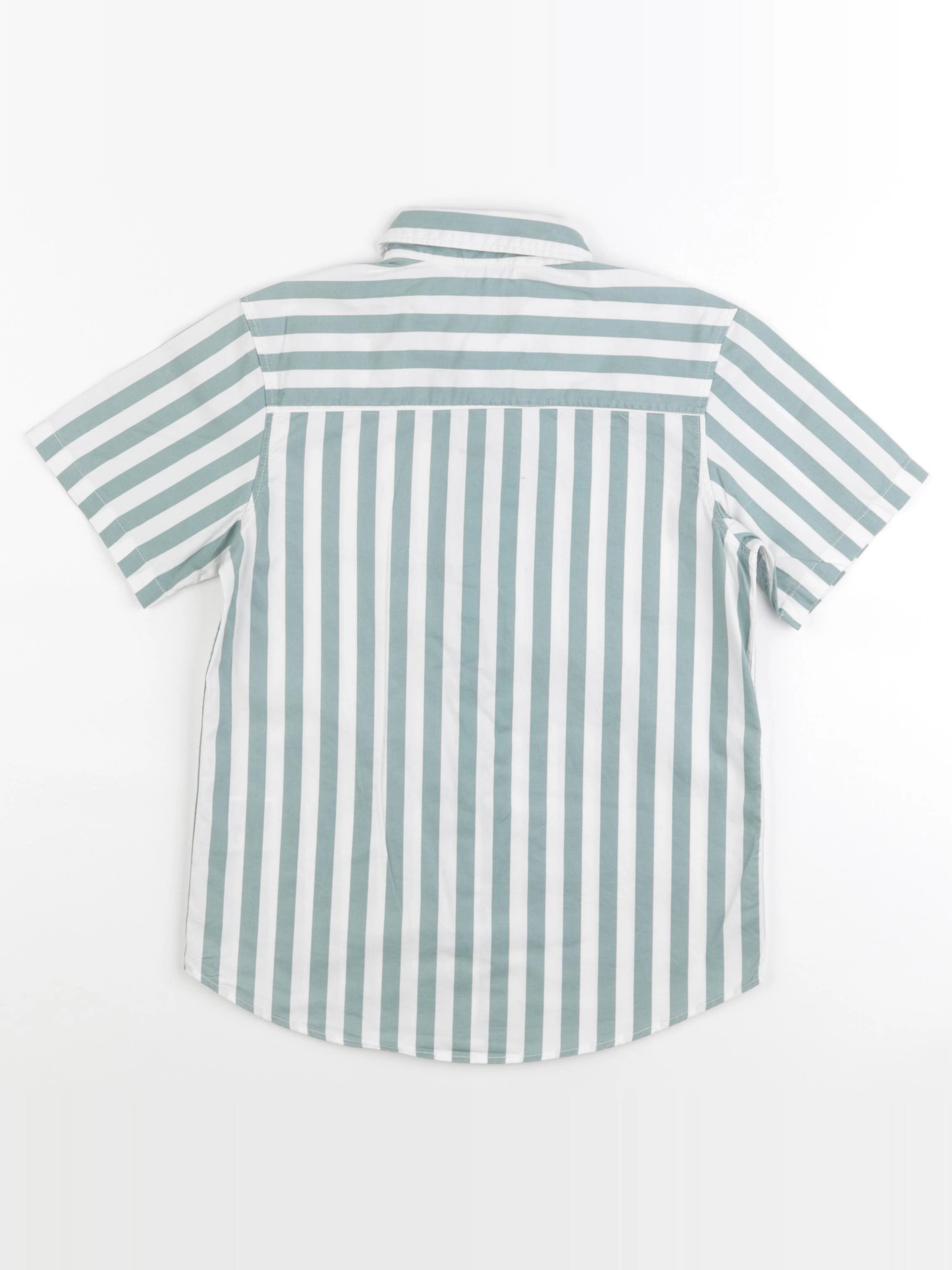 H&M - chemise vert - 7/8 ans