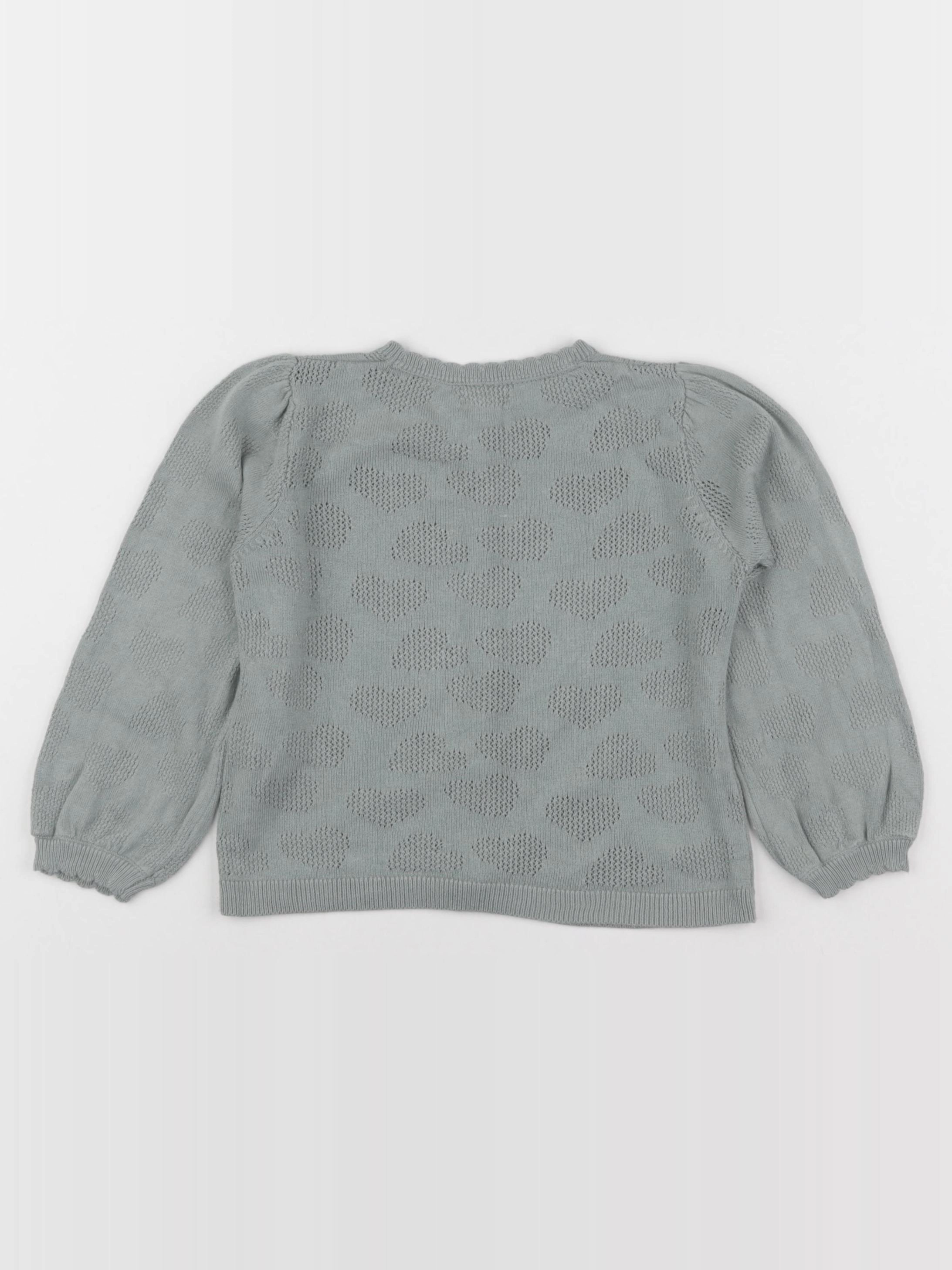 Vertbaudet - gilet vert - 2 ans