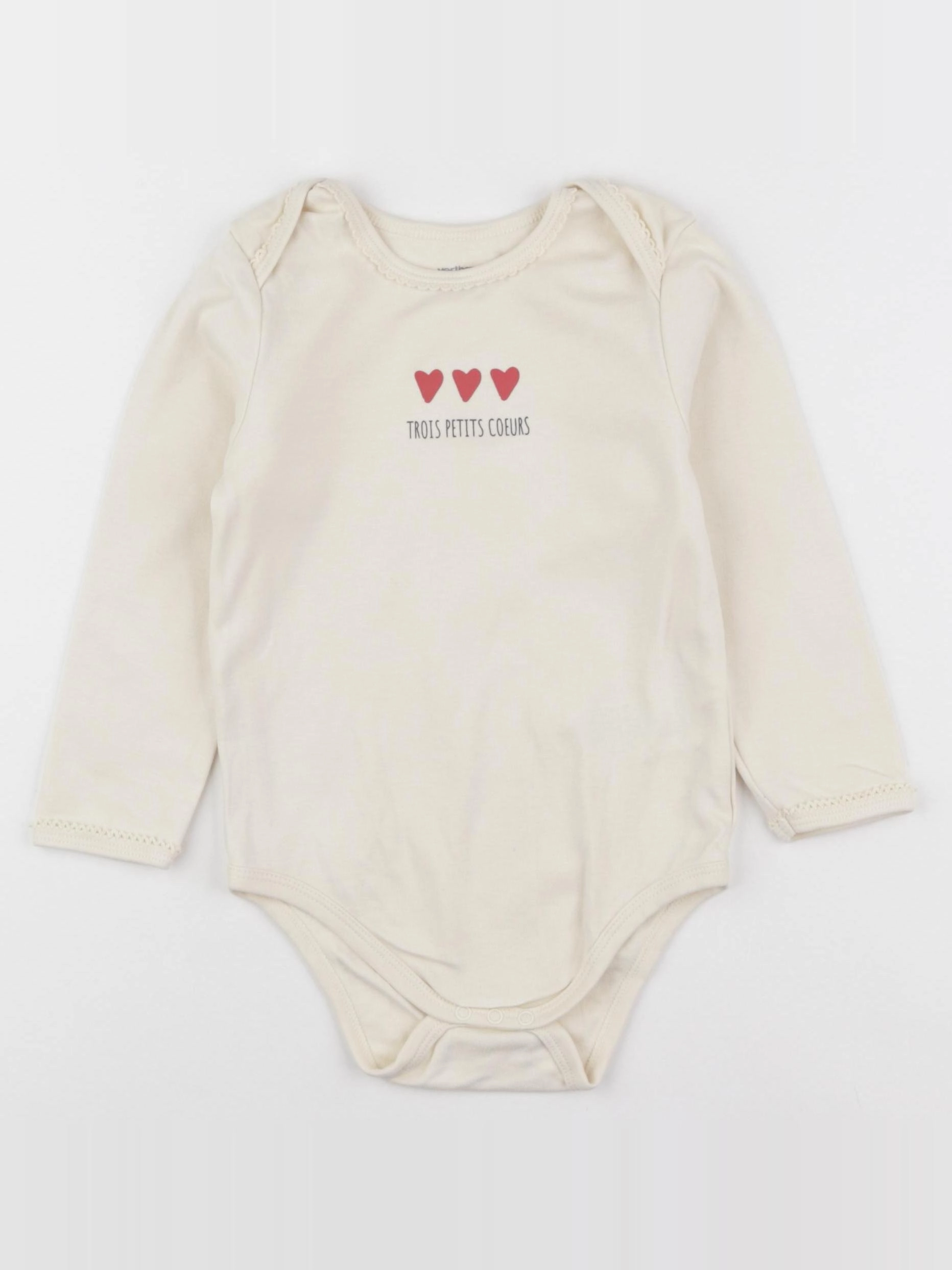 Vertbaudet - body beige - 3 ans