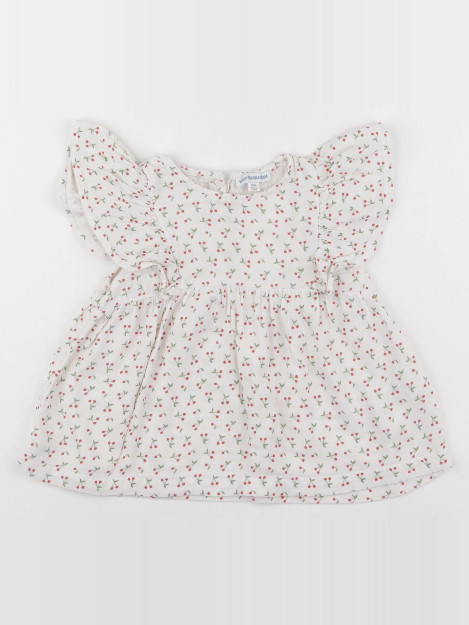 Vertbaudet - blouse beige - 2 ans