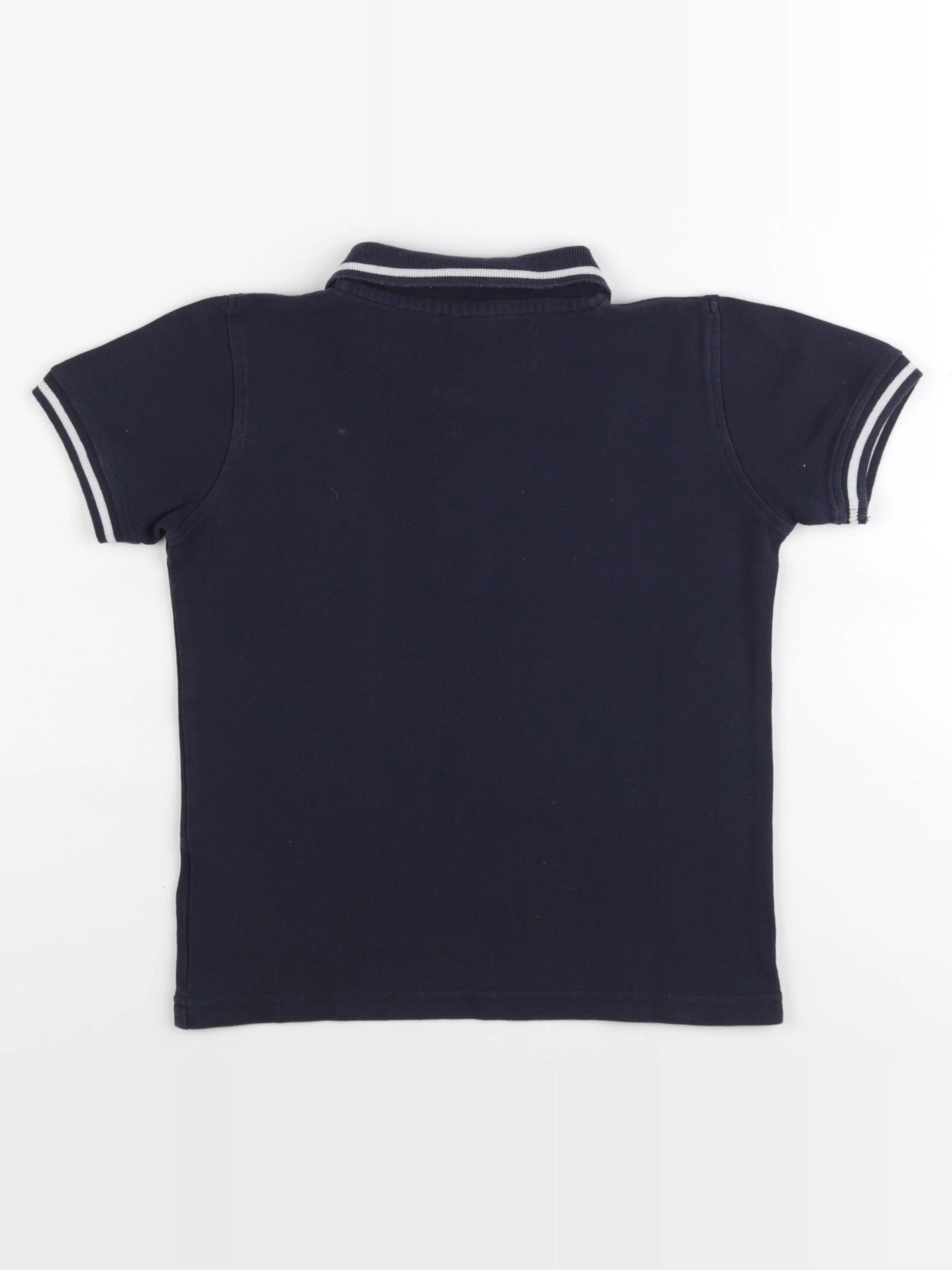 Vertbaudet - polo bleu - 8 ans