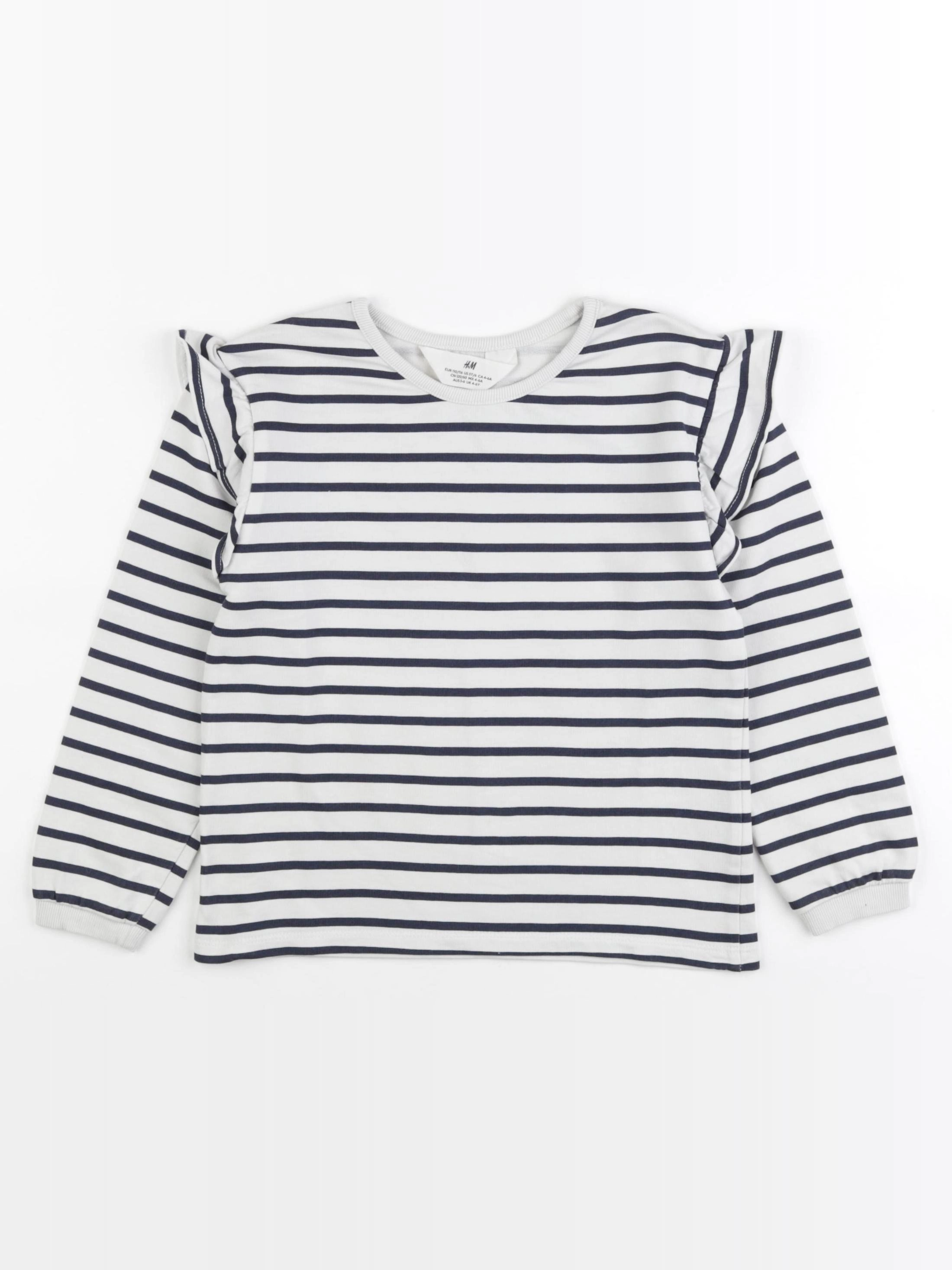 H&M - tee-shirt blanc - 4/6 ans