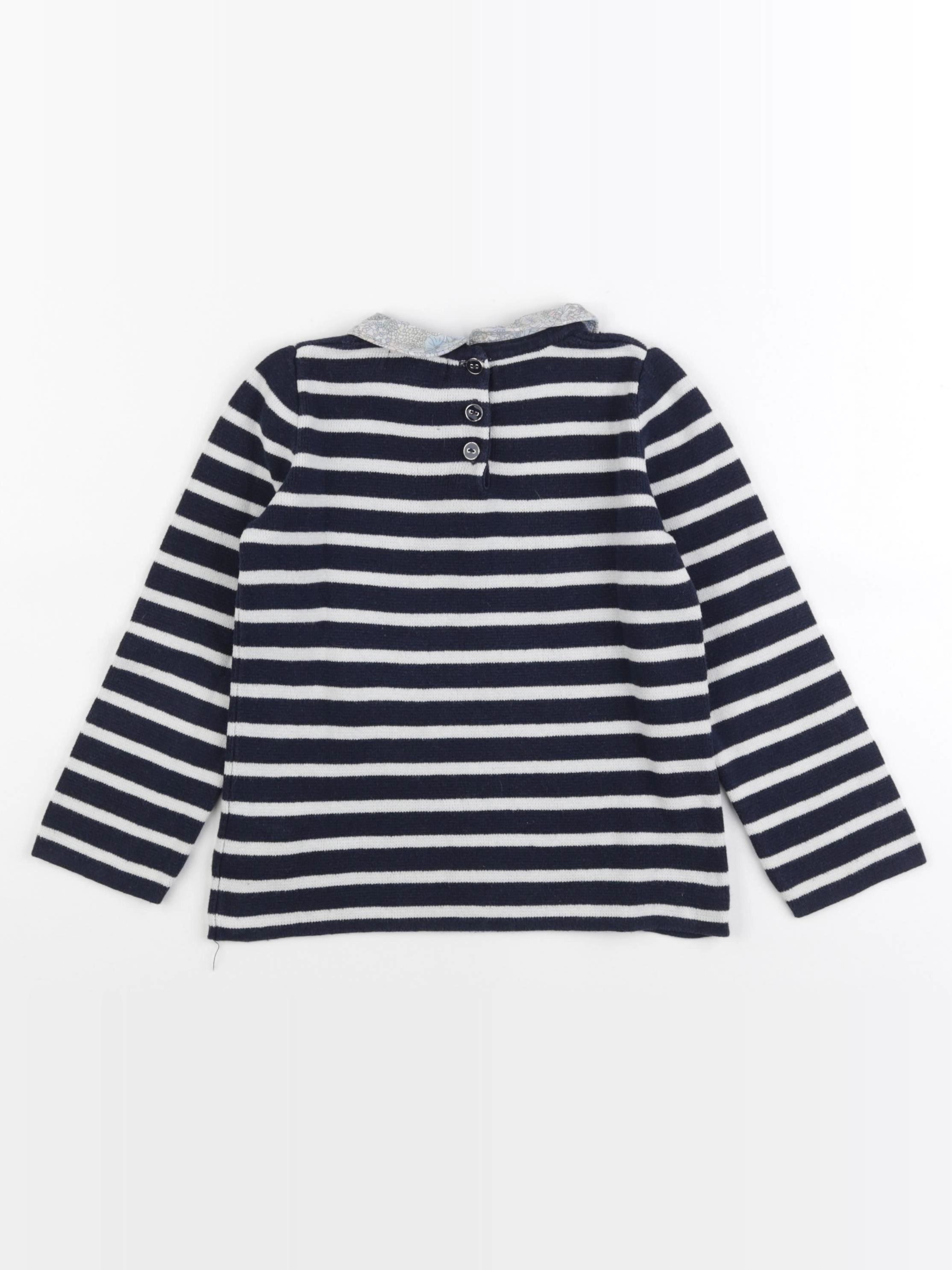 Cyrillus - pull bleu - 6 ans