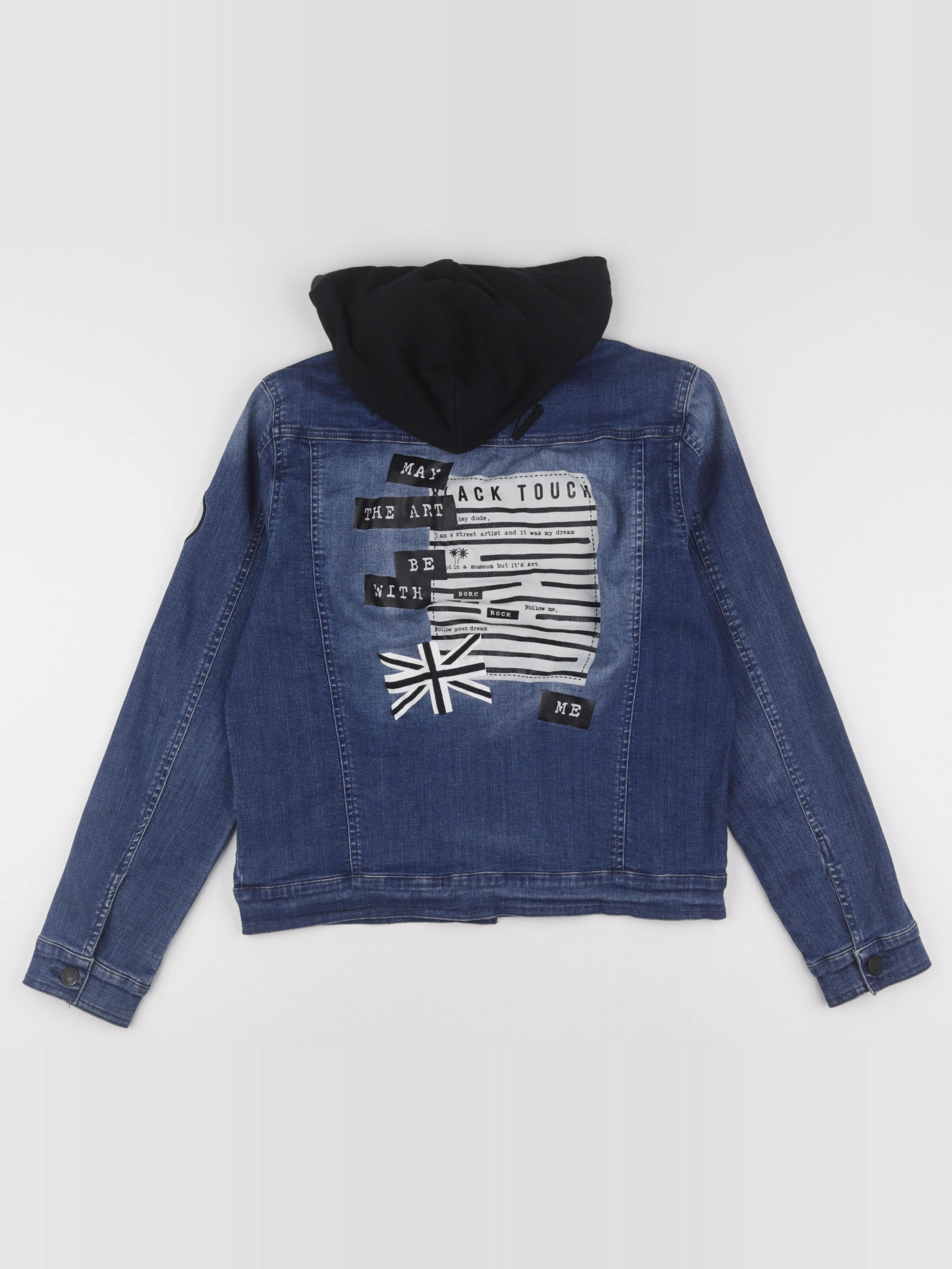 IKKS - veste imprimé au dos bleu - 14 ans