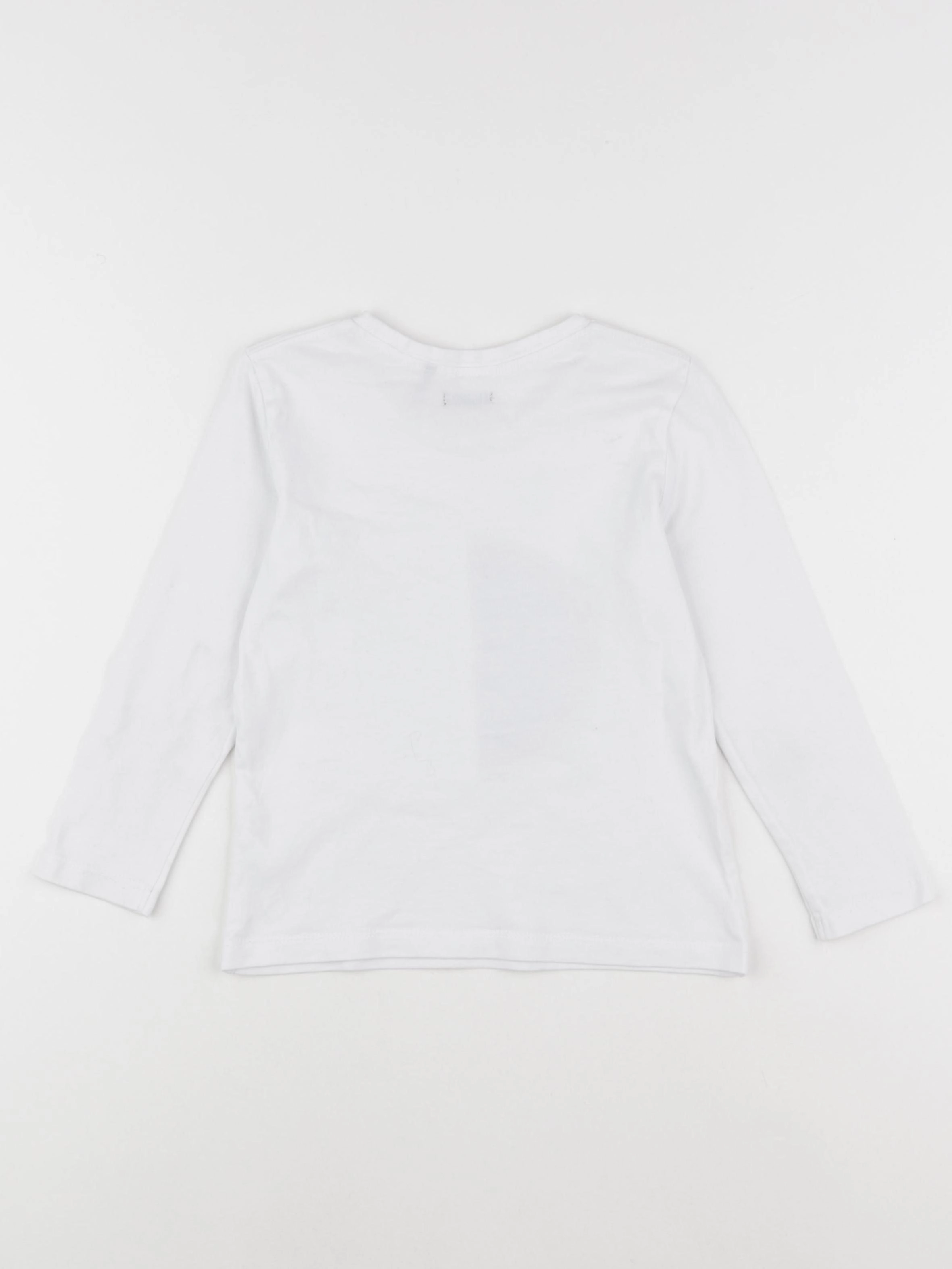 IKKS - tee-shirt blanc - 4 ans