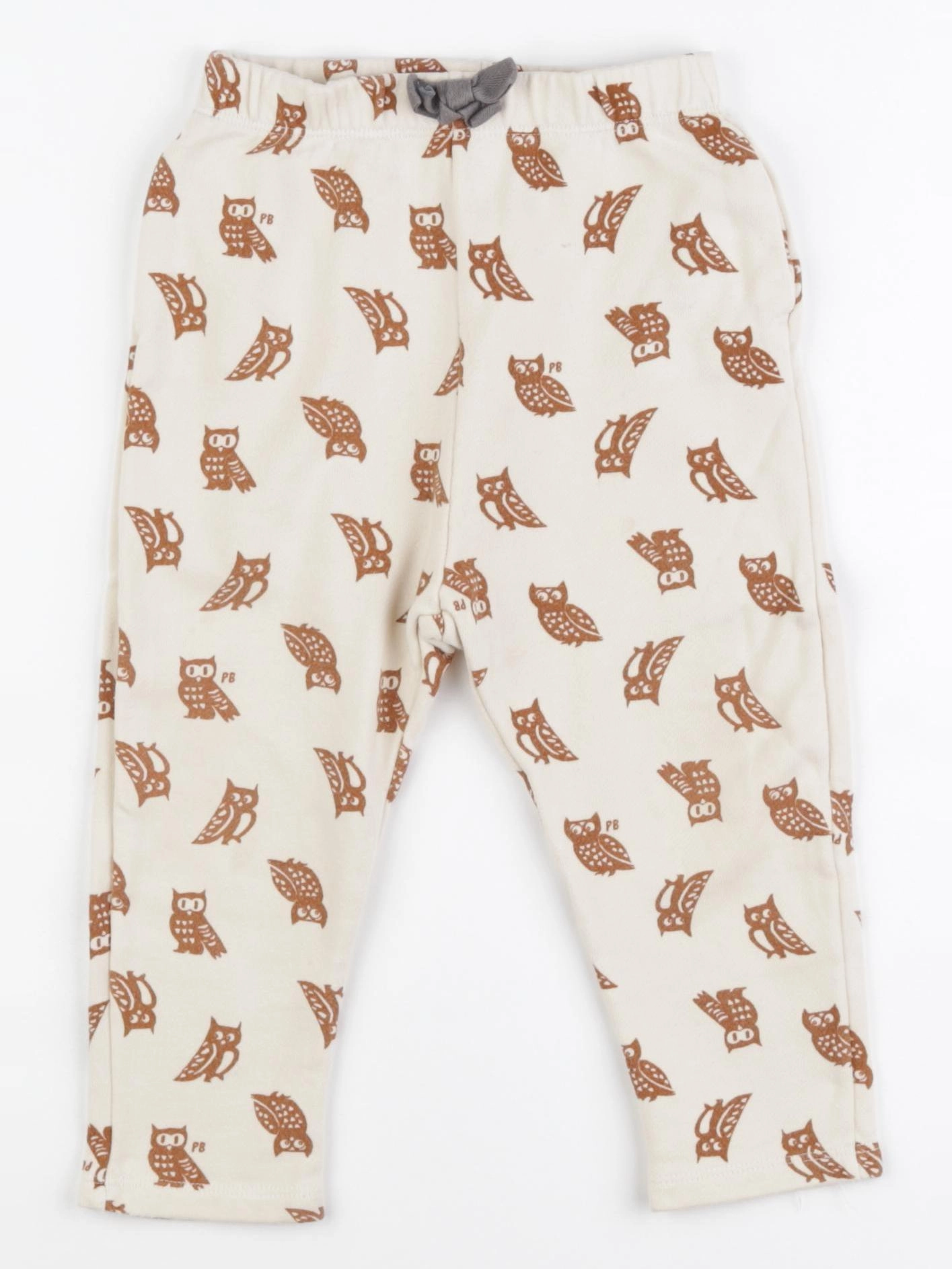 Petit Bateau - legging marron - 24 mois