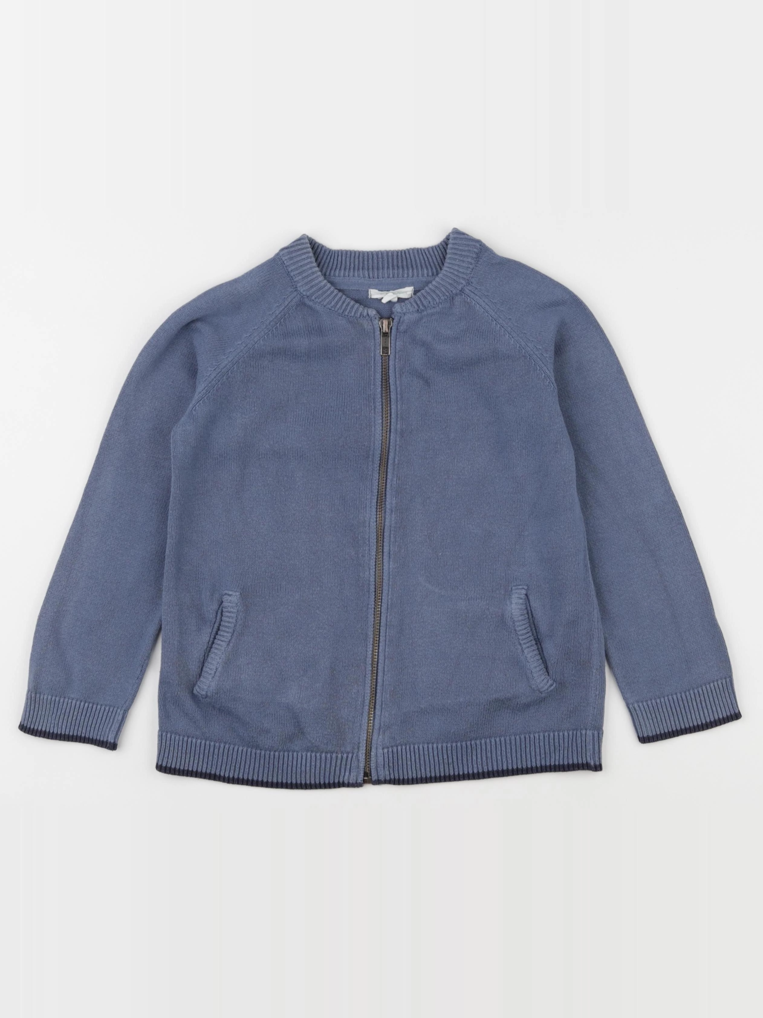 Vertbaudet - gilet bleu - 6 ans